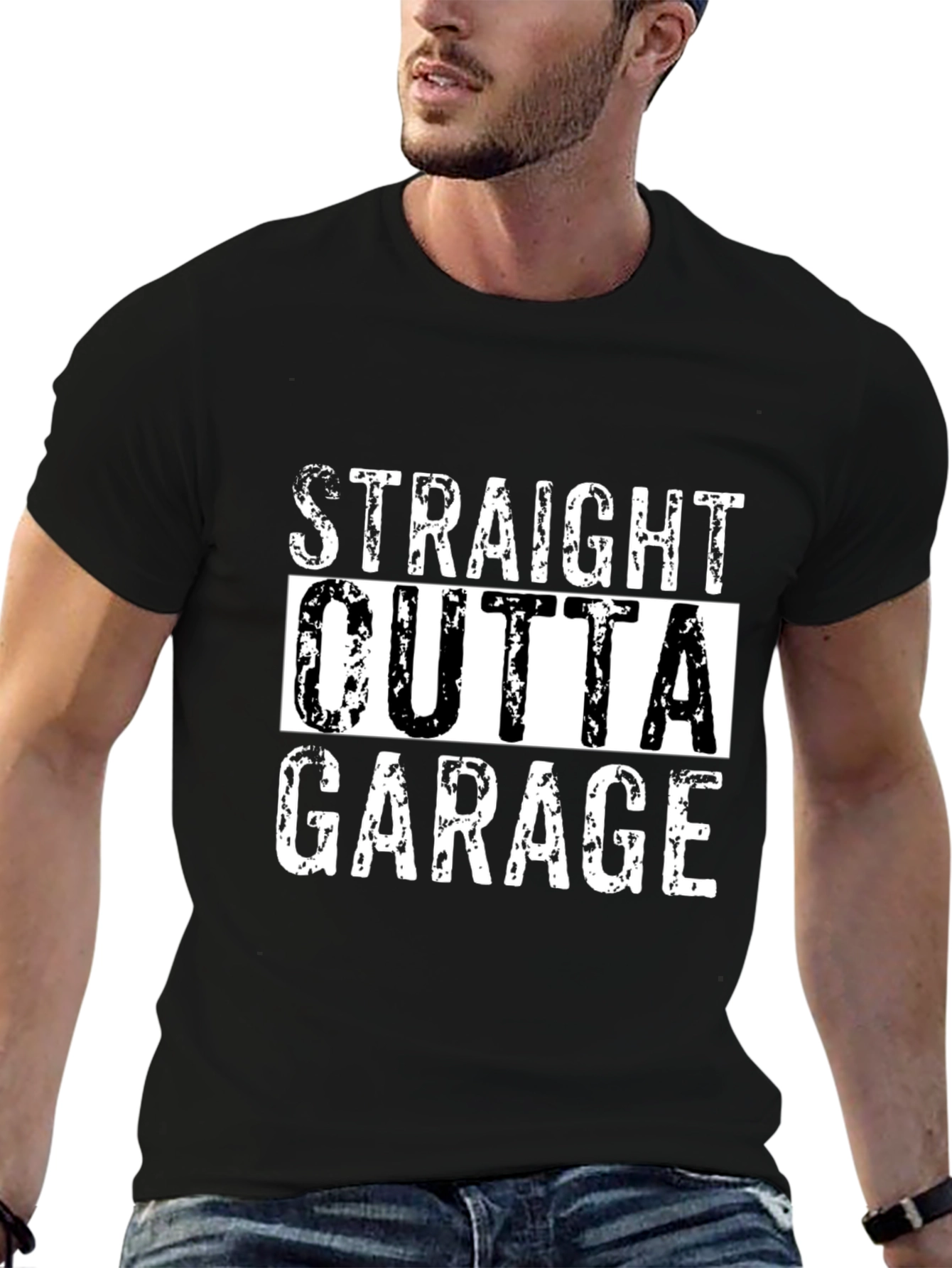 Straight Outta Garage Mens T-Shirt