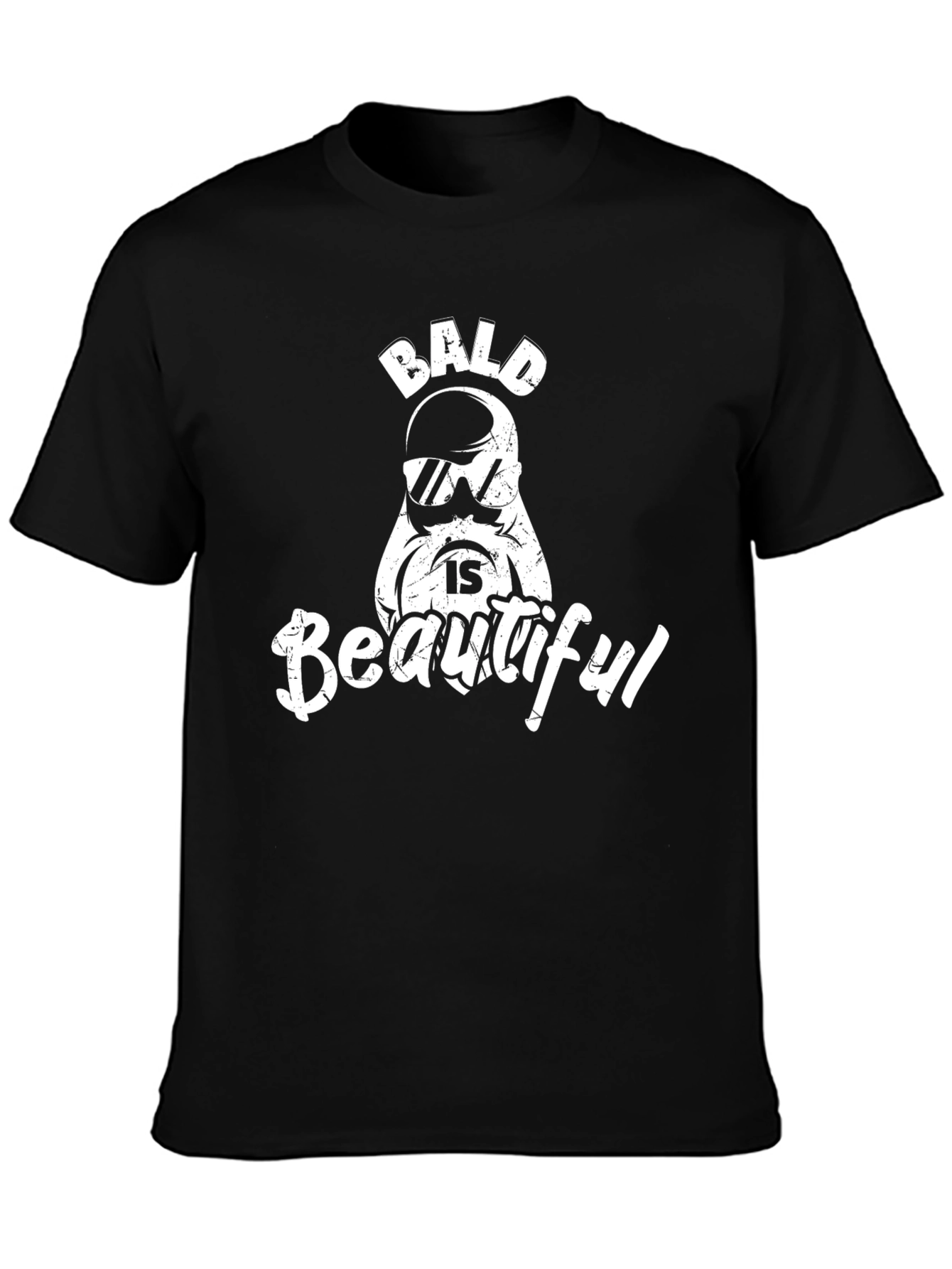 Bald is Beautiful Graphic T-Shirt