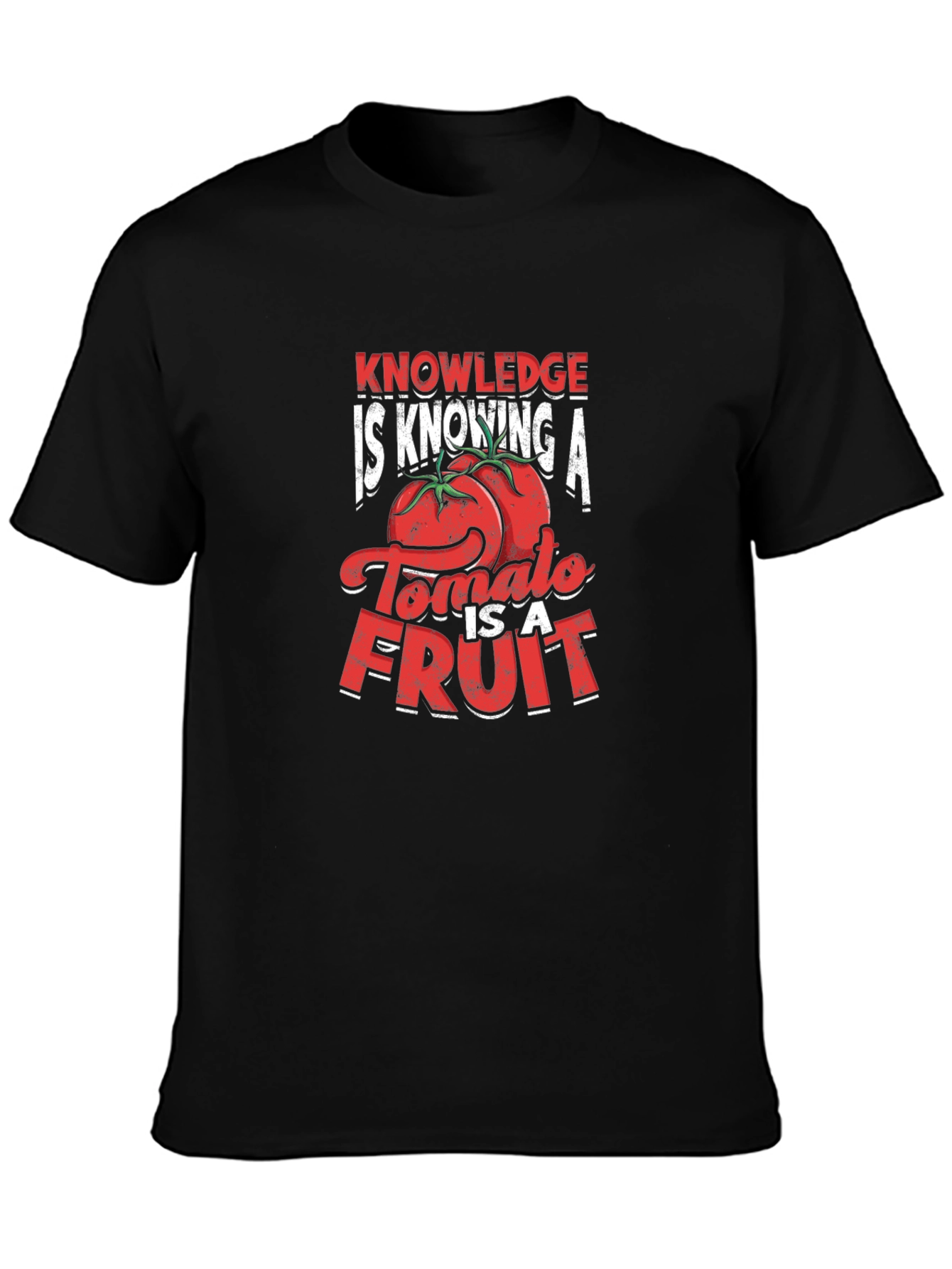 Tomato is a Fruit T-Shirt - Knowledge is Knowing