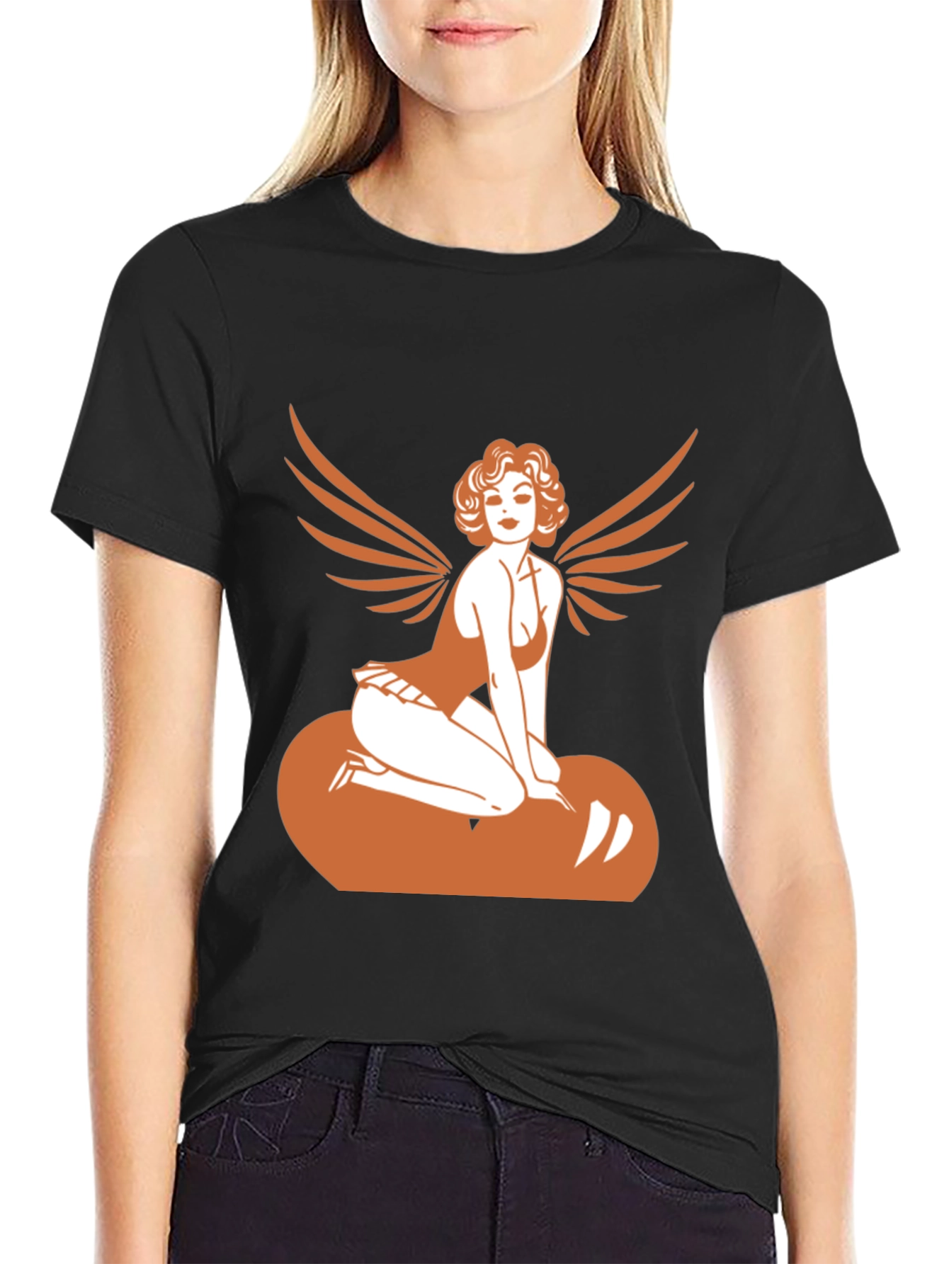 Angel Pin-up Graphic Tee