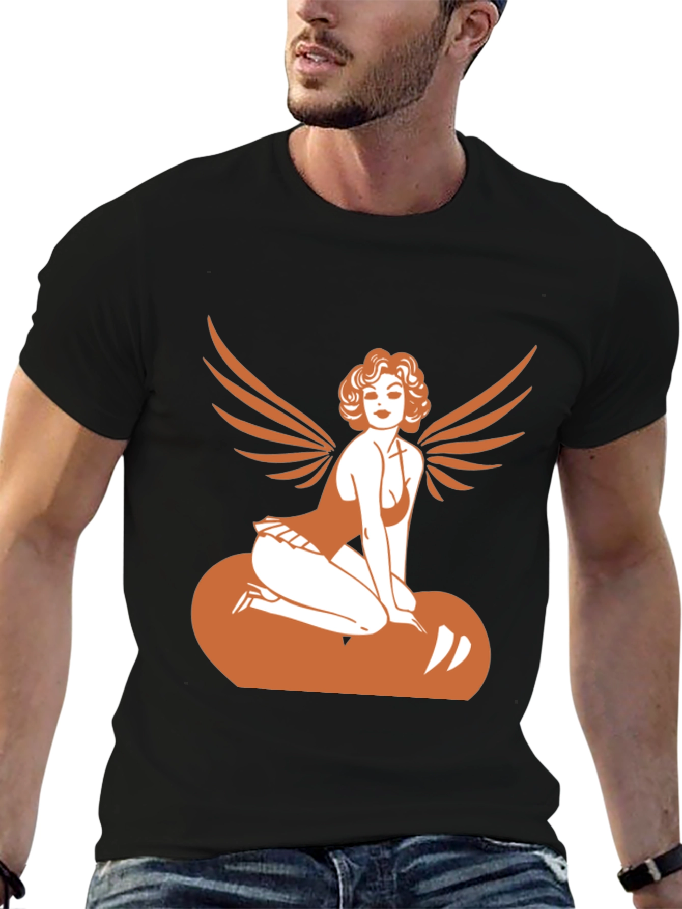 Angel Pin-up Graphic Tee