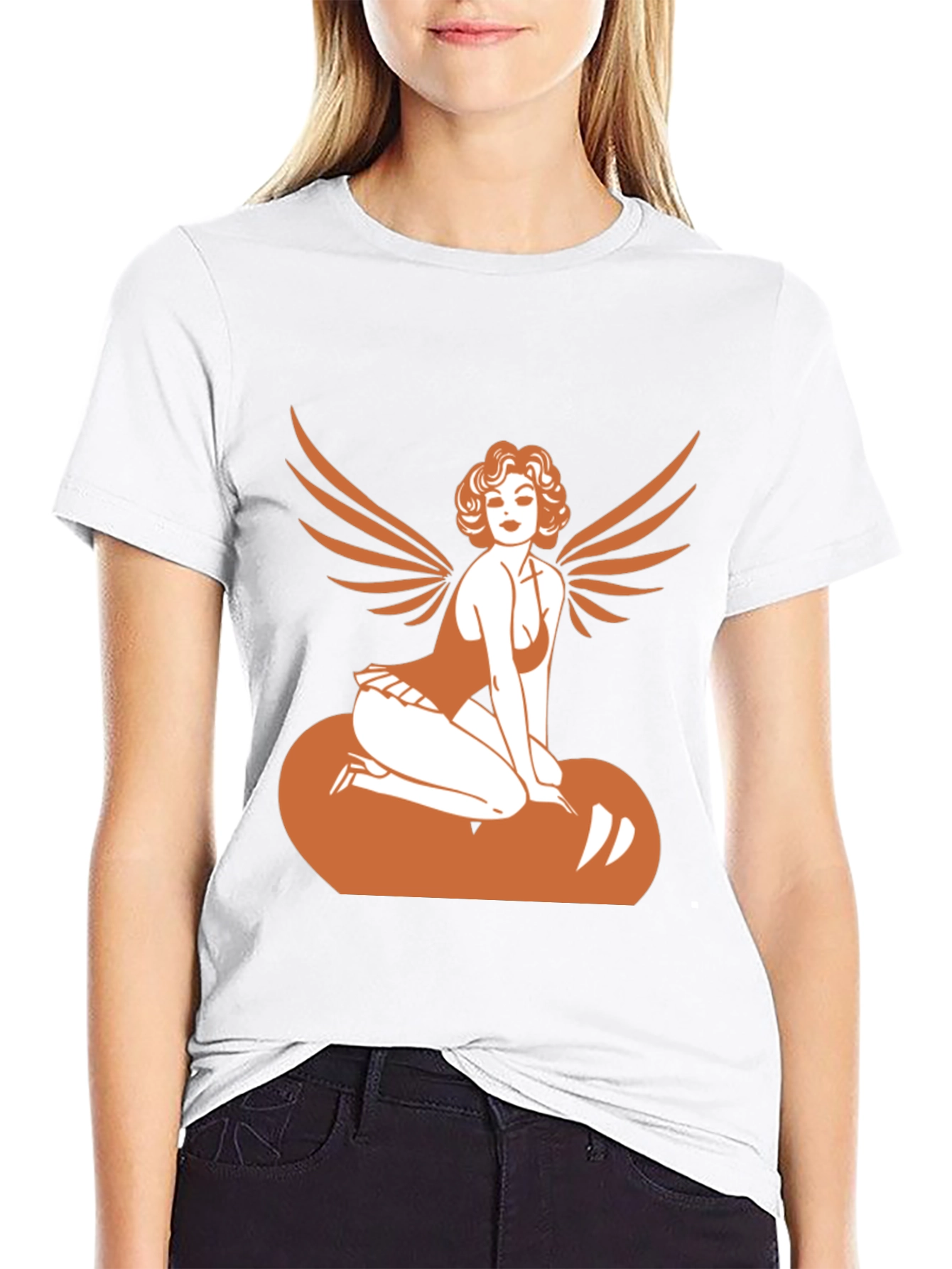 Angel Pin-up Graphic Tee