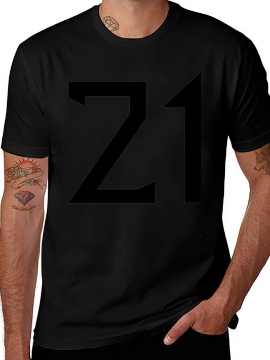 Bold 21 Graphic Tee - Classic Black