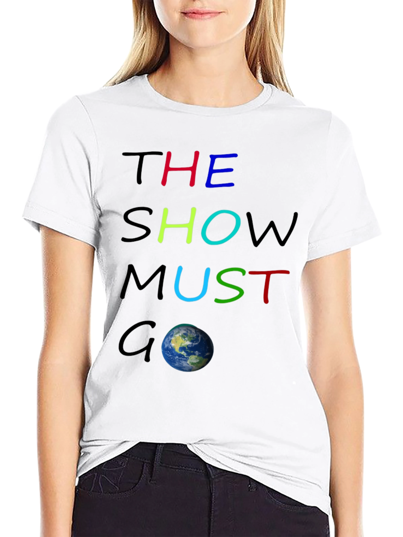 The Show Must Go On Graphic Tee