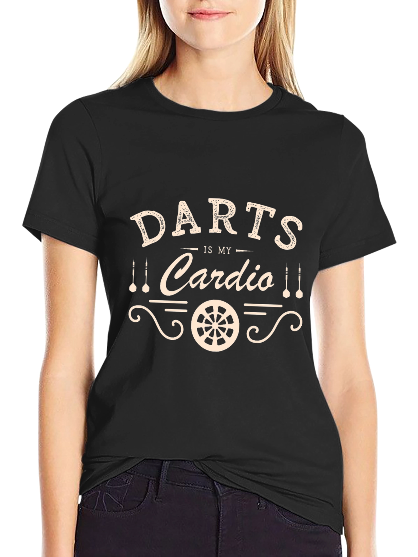 Darts Is My Cardio Graphic T-Shirt