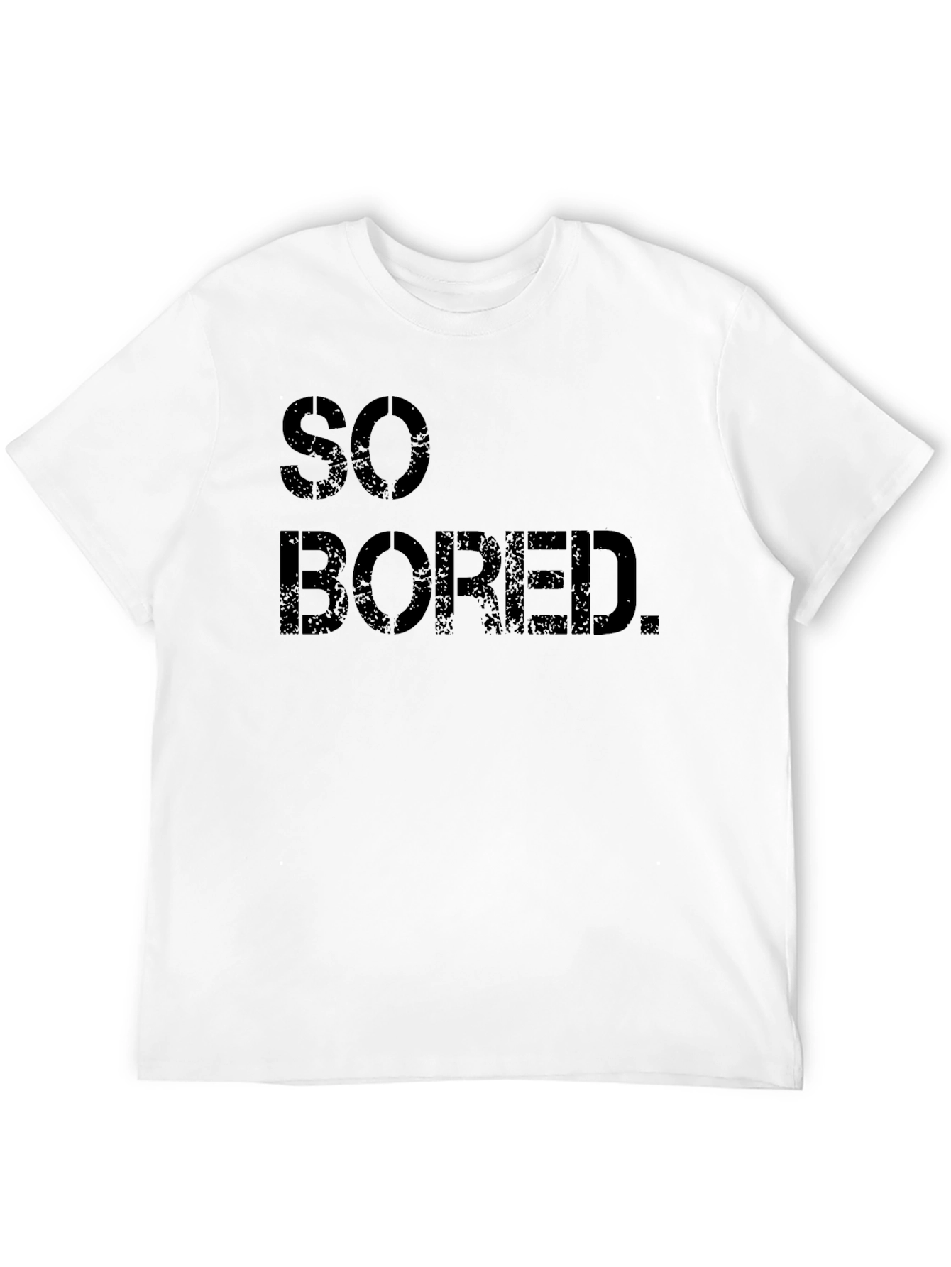 So Bored Mens Graphic Tee - Black
