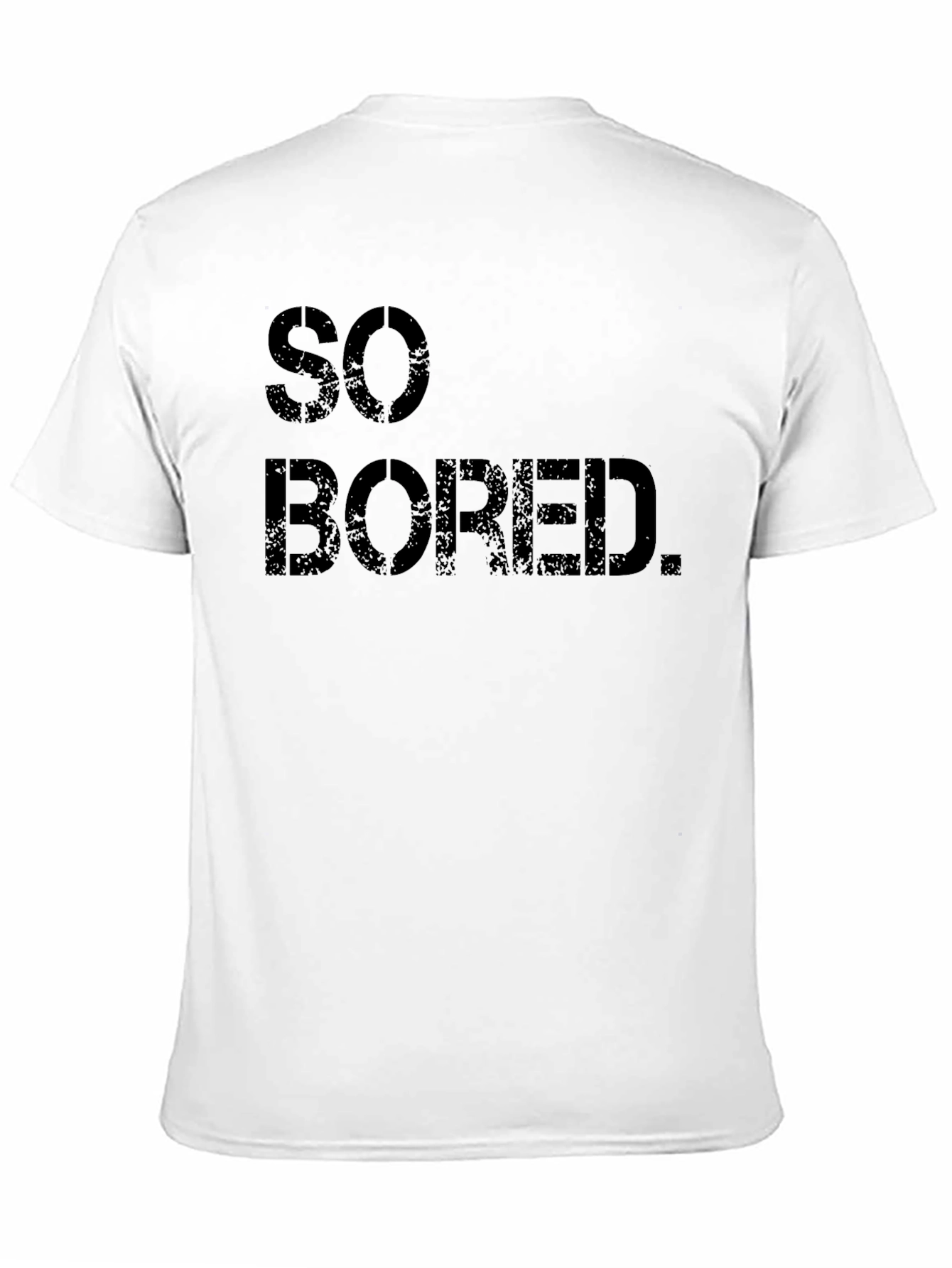 So Bored Mens Graphic Tee - Black