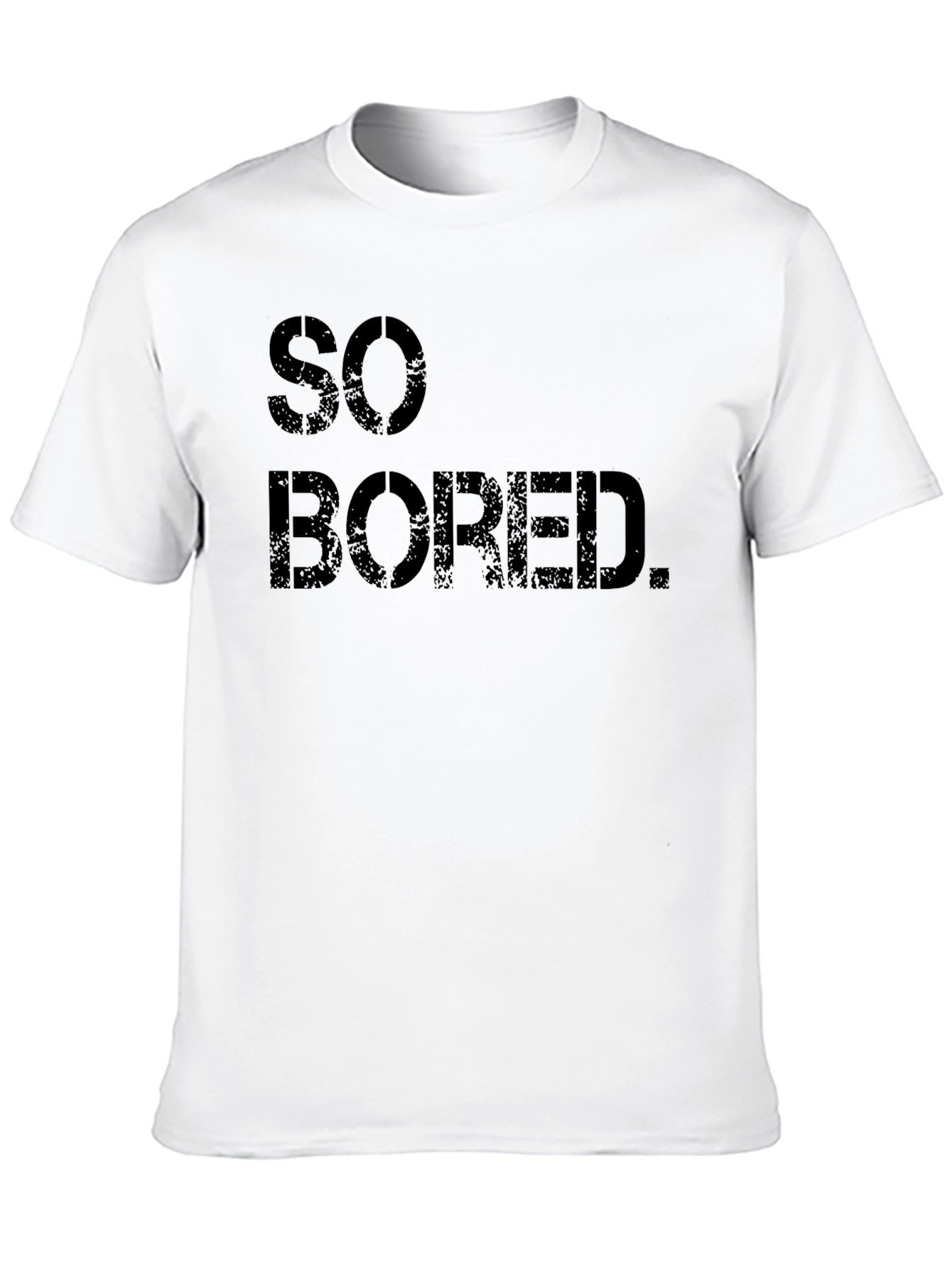 So Bored Mens Graphic Tee - Black