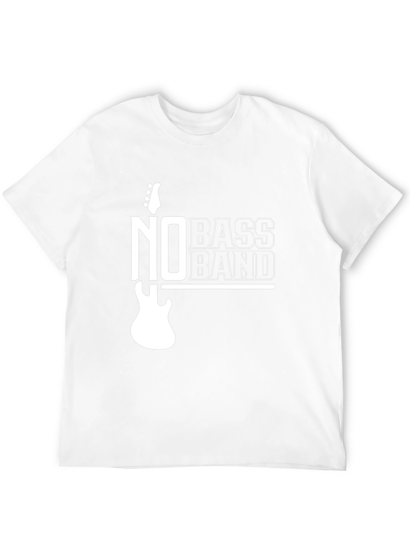 No Bass Band Graphic T-Shirt - Music Lover Tee