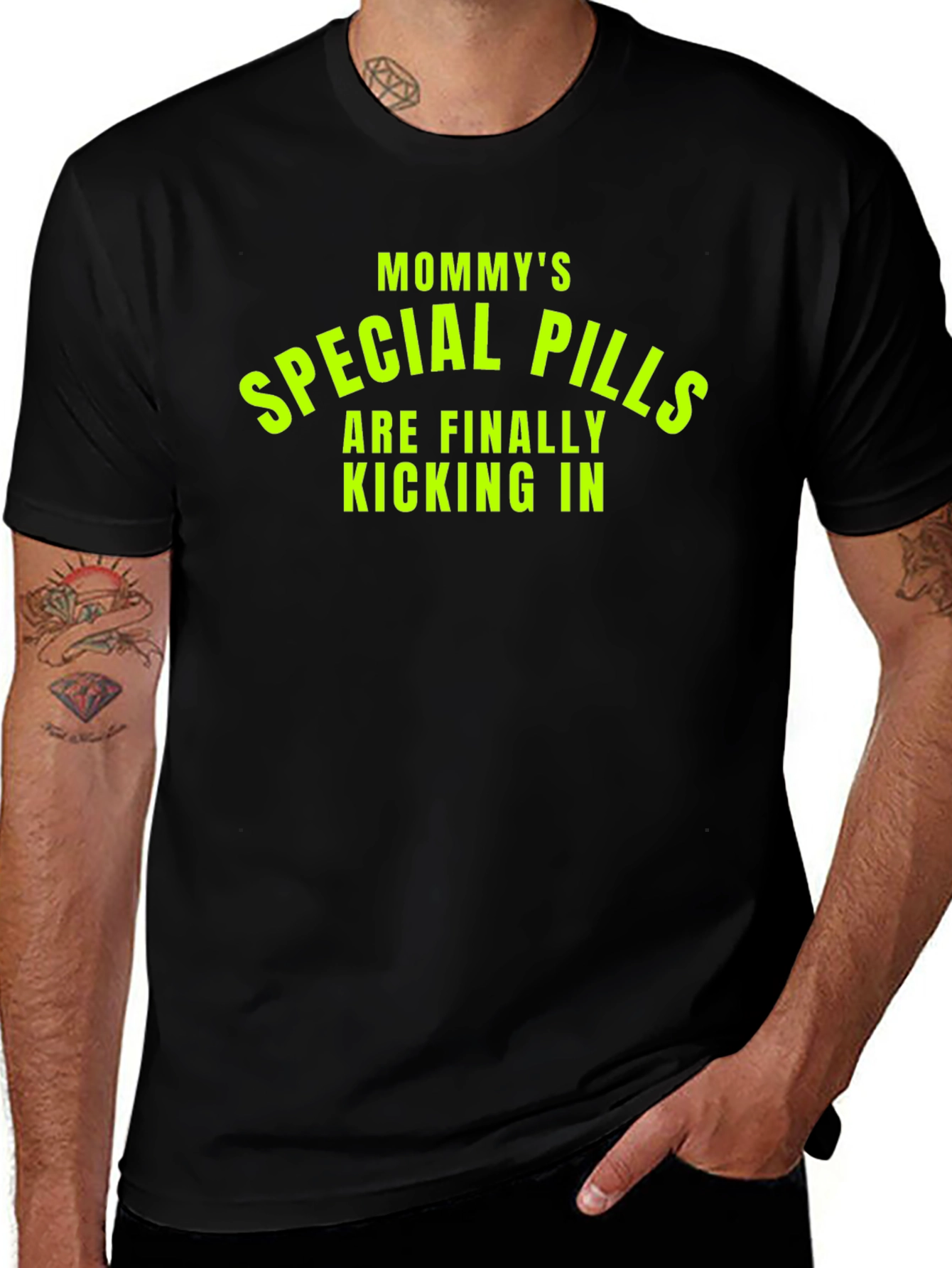 Mommys Special Pills T-Shirt - Funny Graphic Tee
