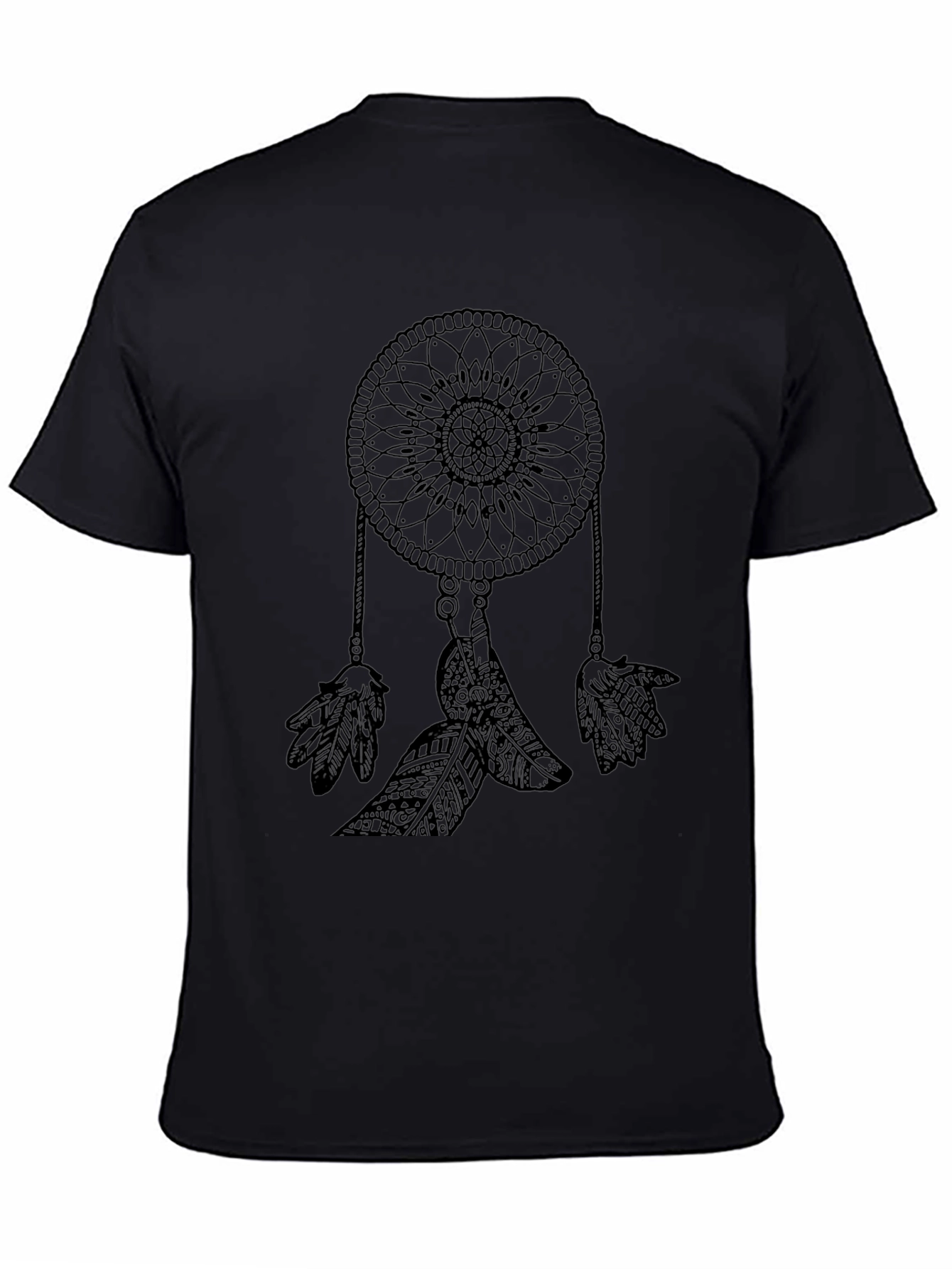 Dream Catcher Graphic Tee - Mens Black T-Shirt
