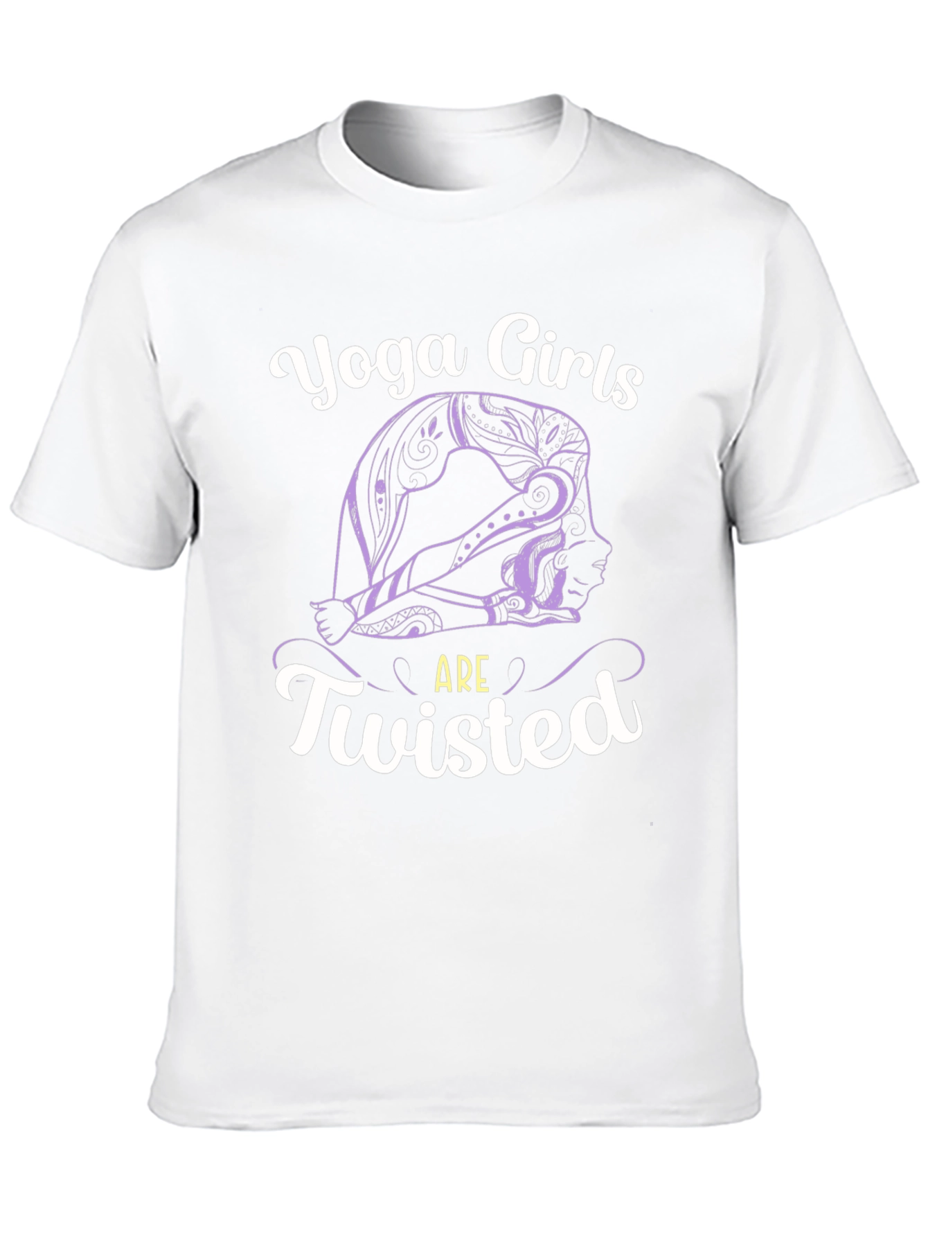 Yoga Girls Twisted Graphic T-Shirt