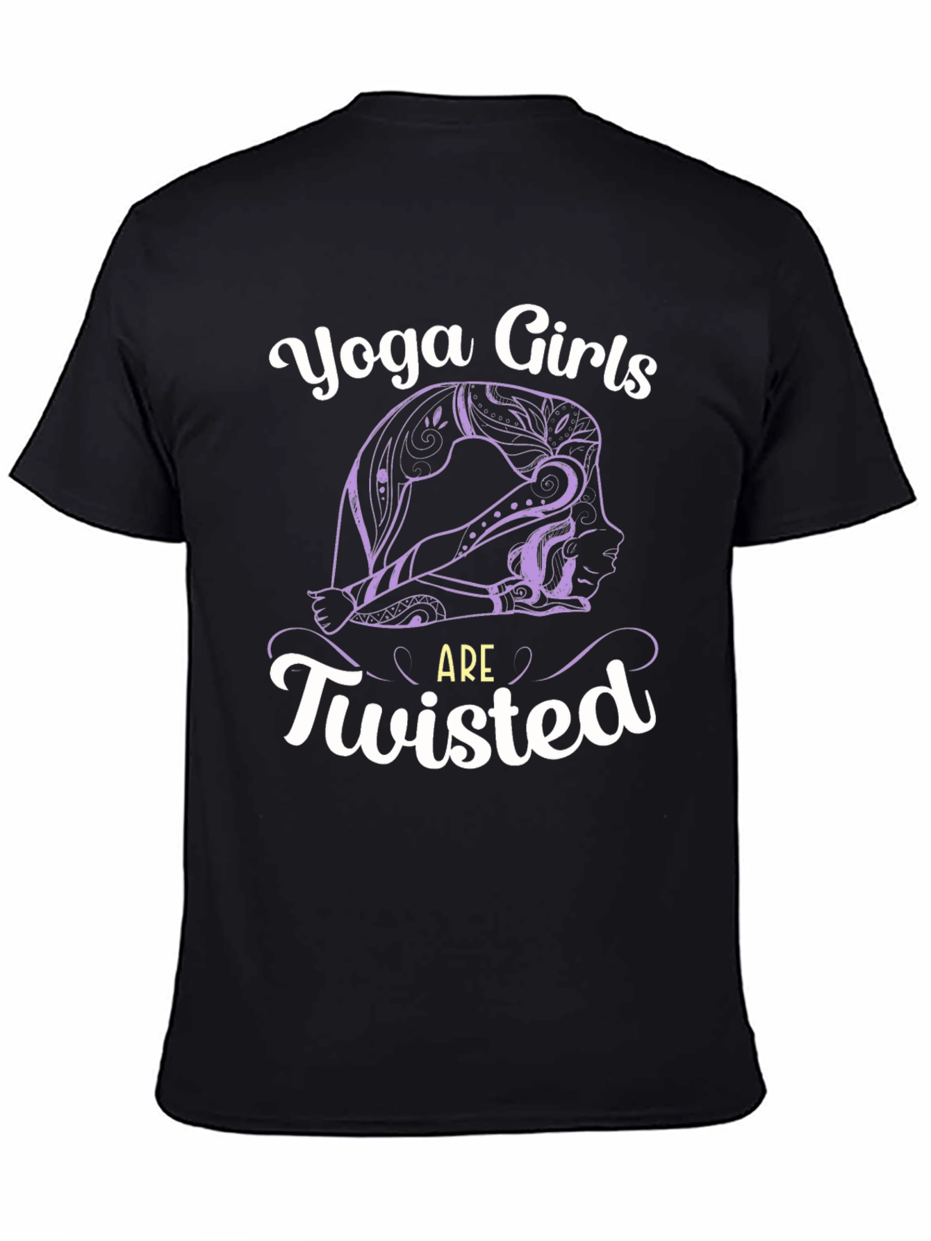 Yoga Girls Twisted Graphic T-Shirt