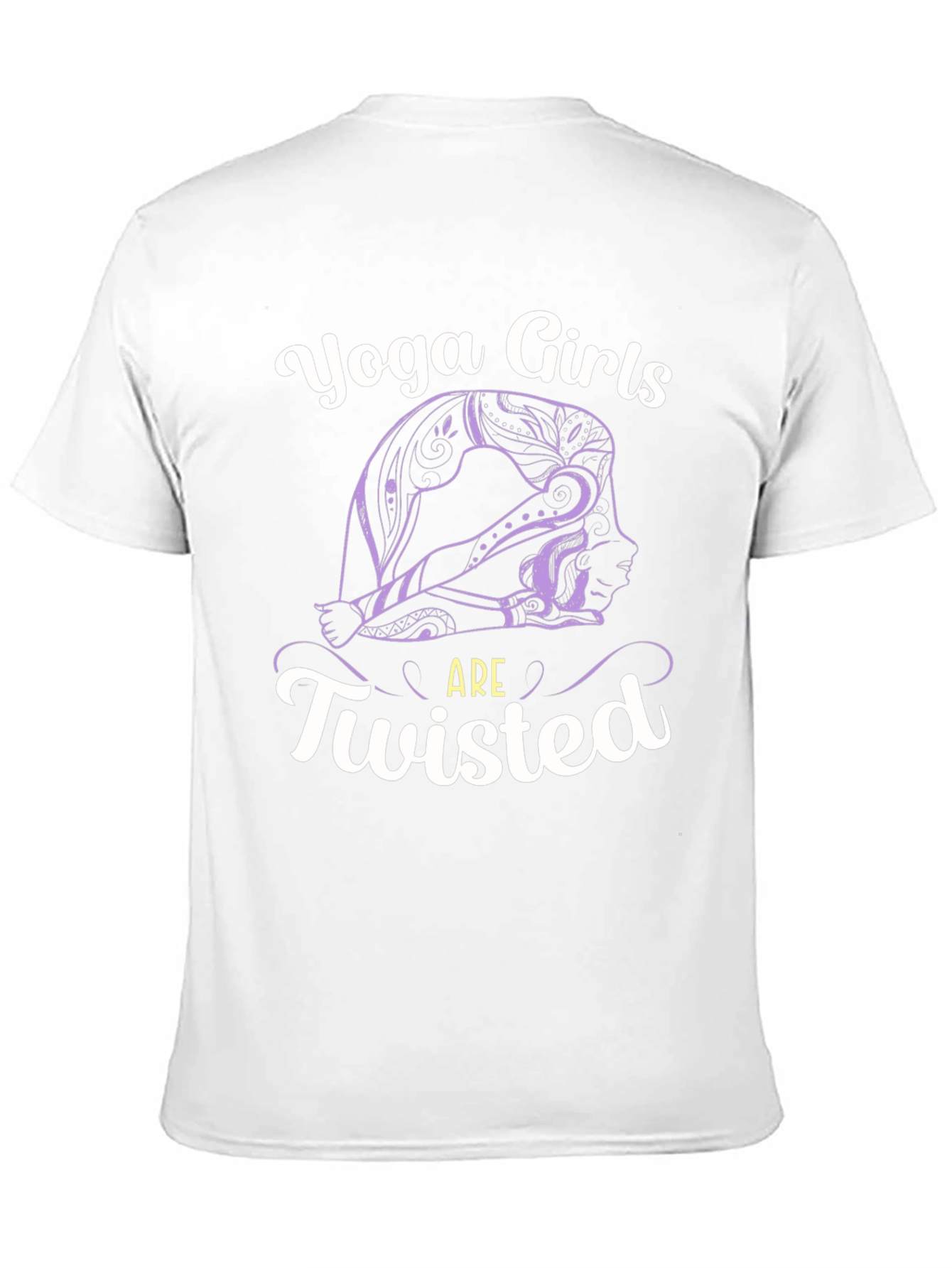 Yoga Girls Twisted Graphic T-Shirt