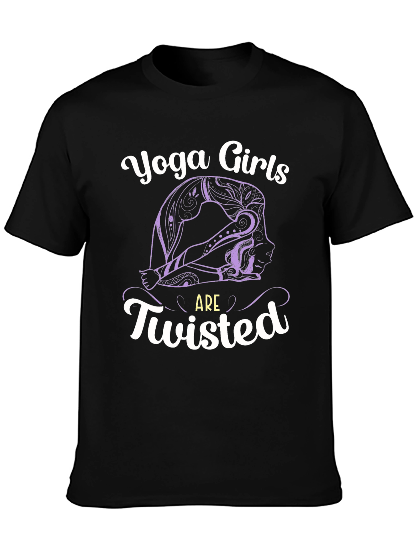 Yoga Girls Twisted Graphic T-Shirt