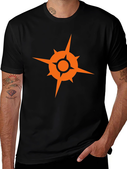 Geometric Graphic Tee - Modern Style