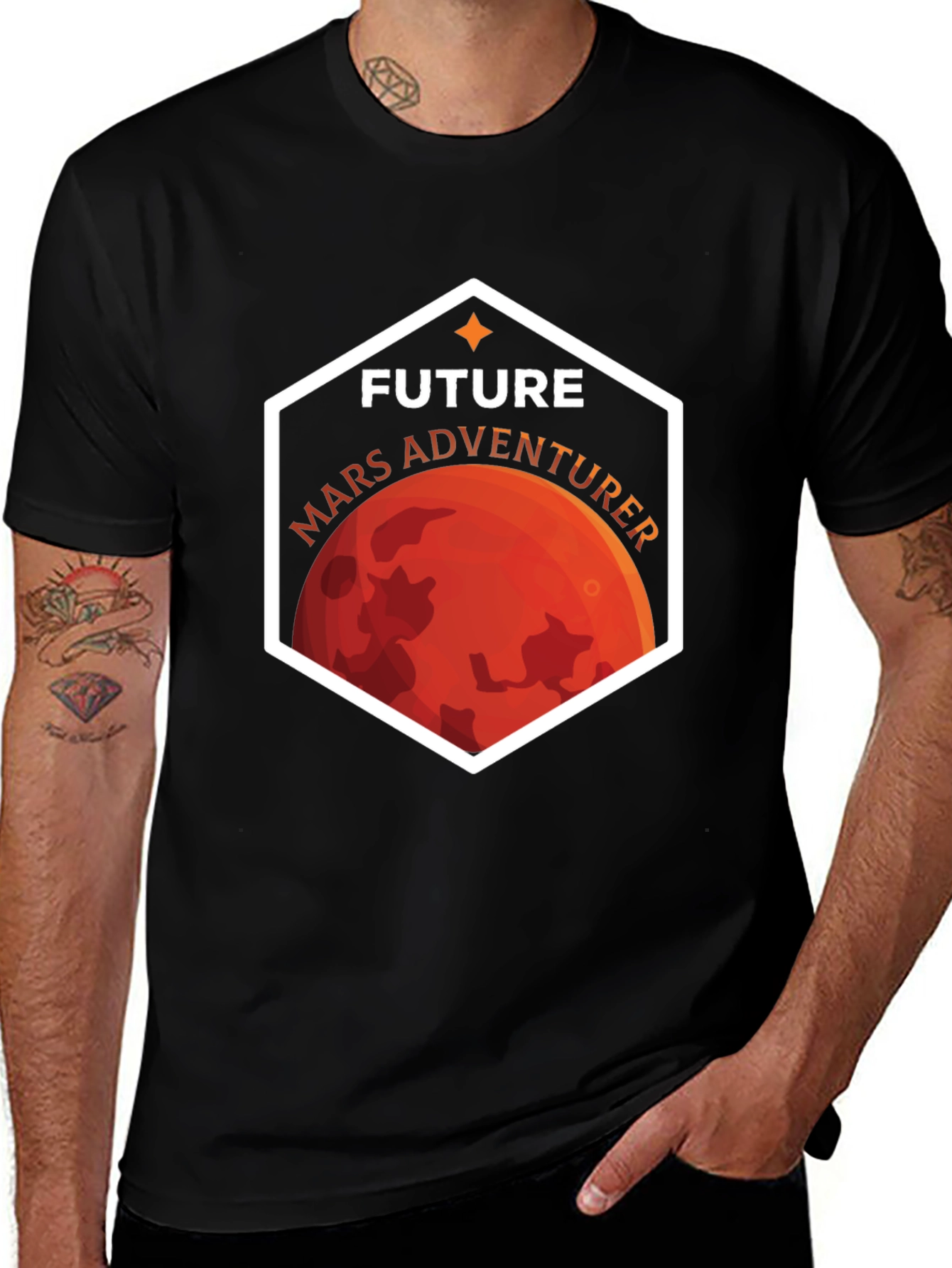 Future Mars Adventurer Graphic T-Shirt