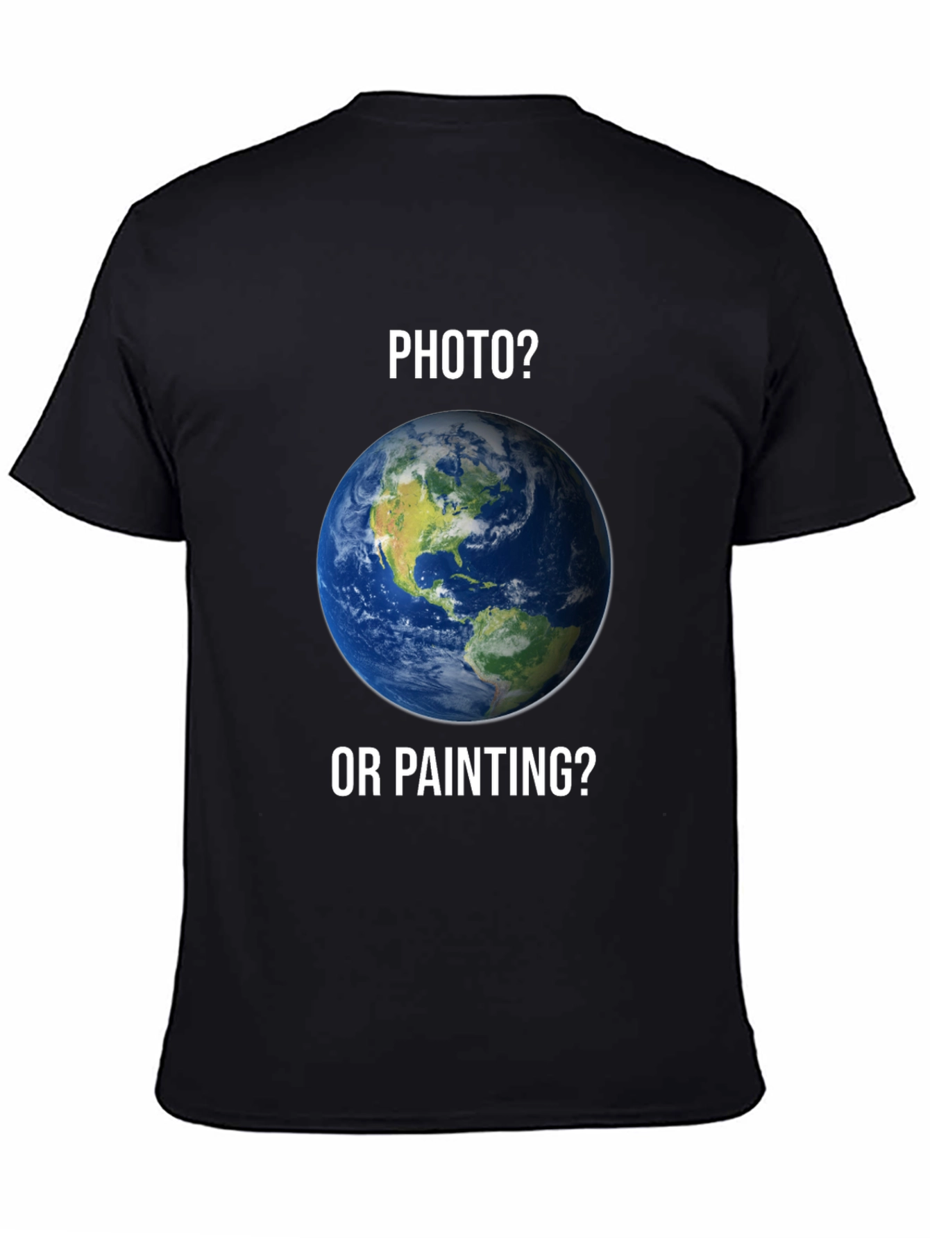 Photo or Painting Earth Graphic T-Shirt
