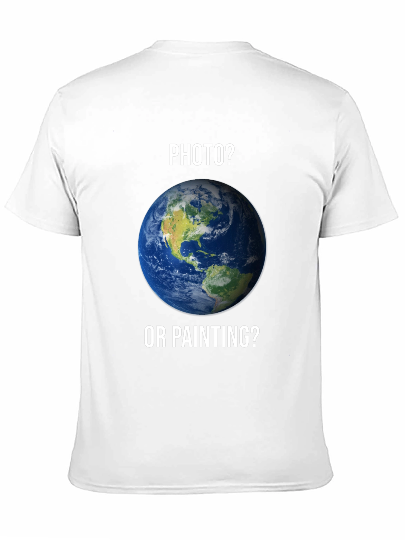 Photo or Painting Earth Graphic T-Shirt
