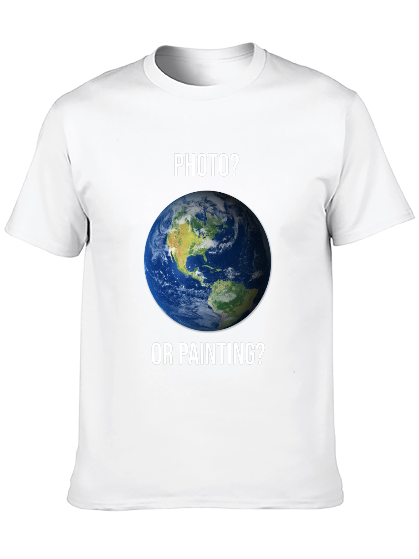 Photo or Painting Earth Graphic T-Shirt