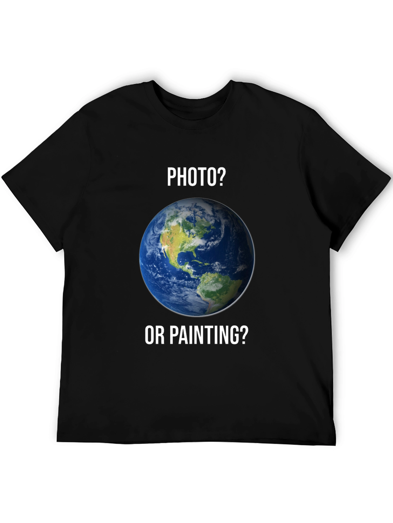 Photo or Painting Earth Graphic T-Shirt