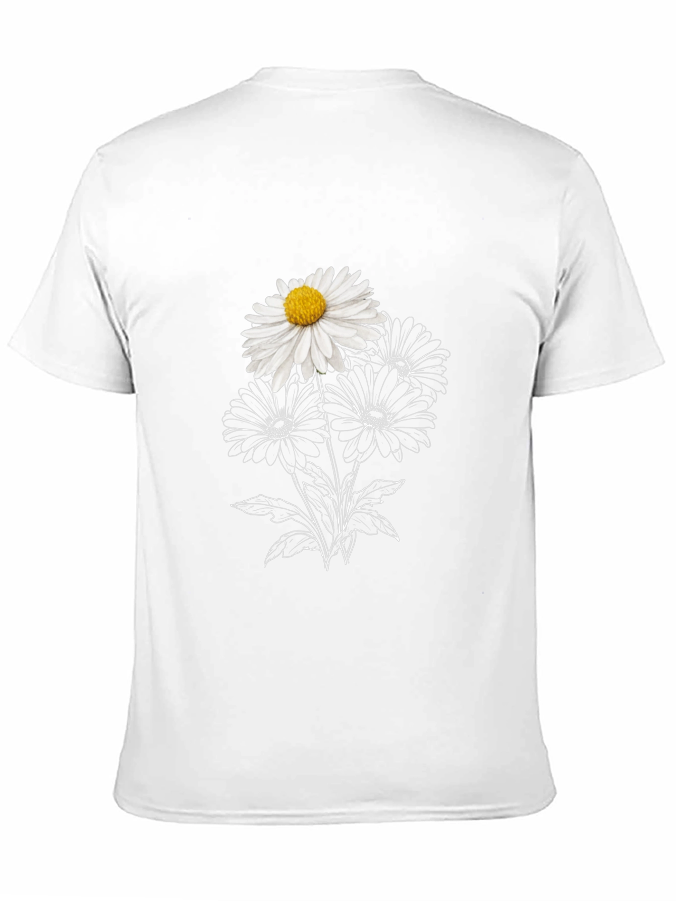 Daisy Graphic Black T-Shirt