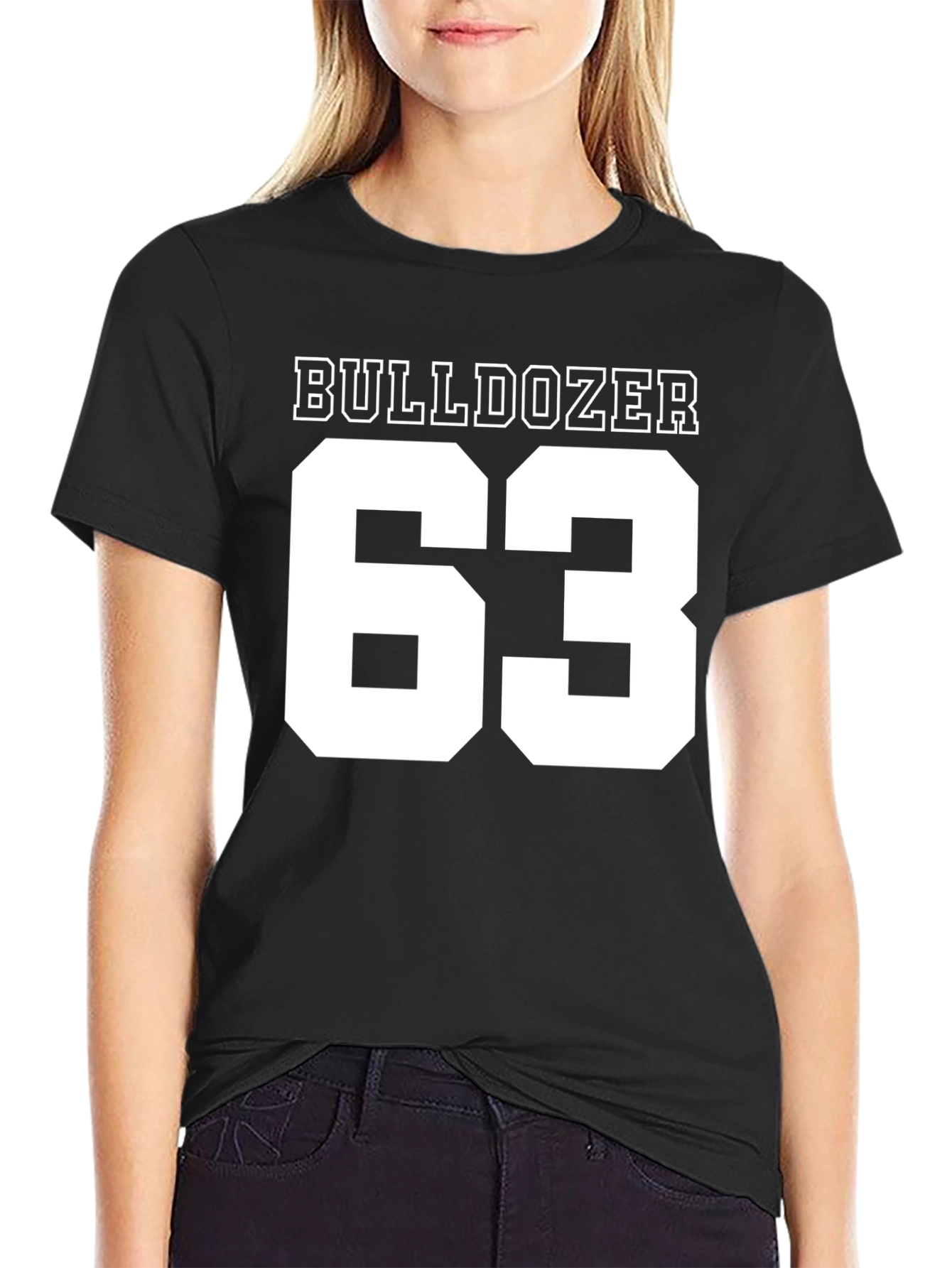 Bulldozer 63 Black T-Shirt
