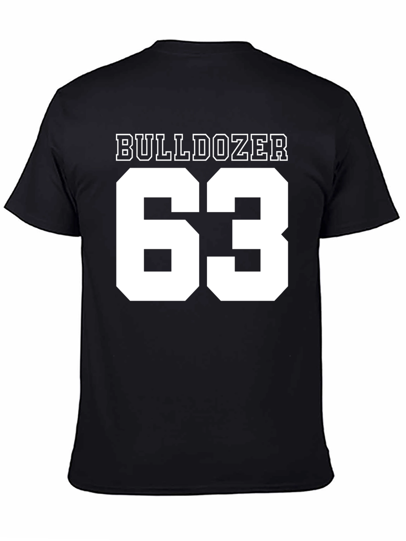 Bulldozer 63 Black T-Shirt