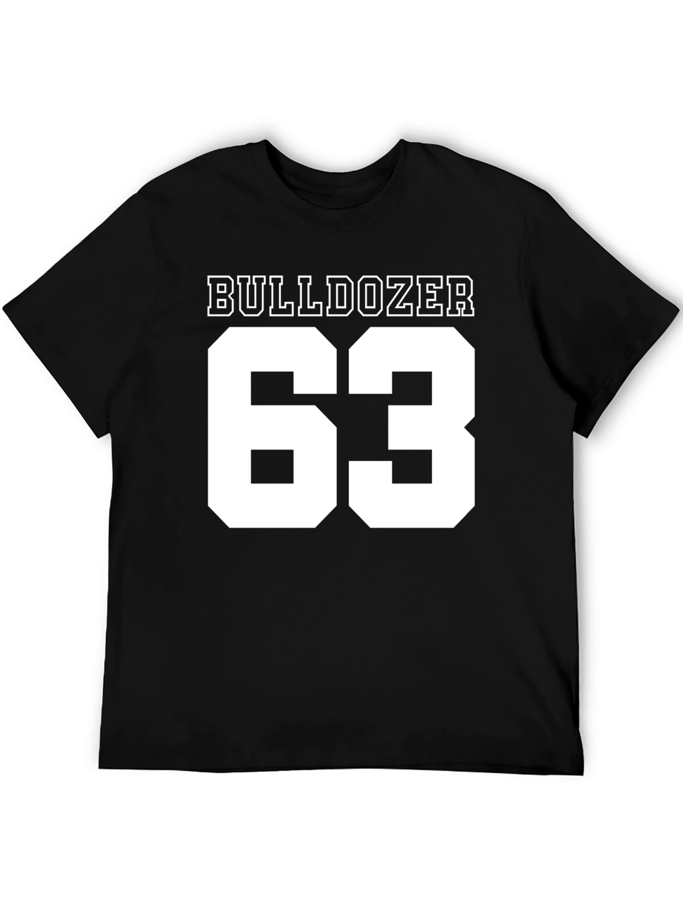 Bulldozer 63 Black T-Shirt