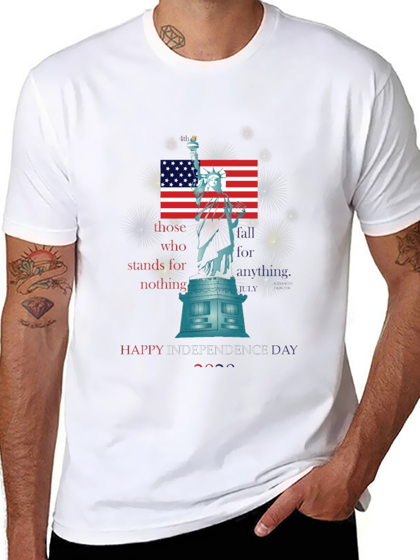Independence Day Liberty Graphic Tee
