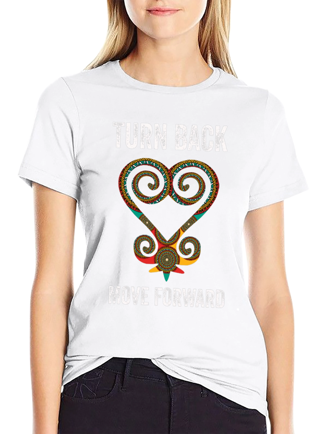 Turn Back Move Forward Graphic T-Shirt
