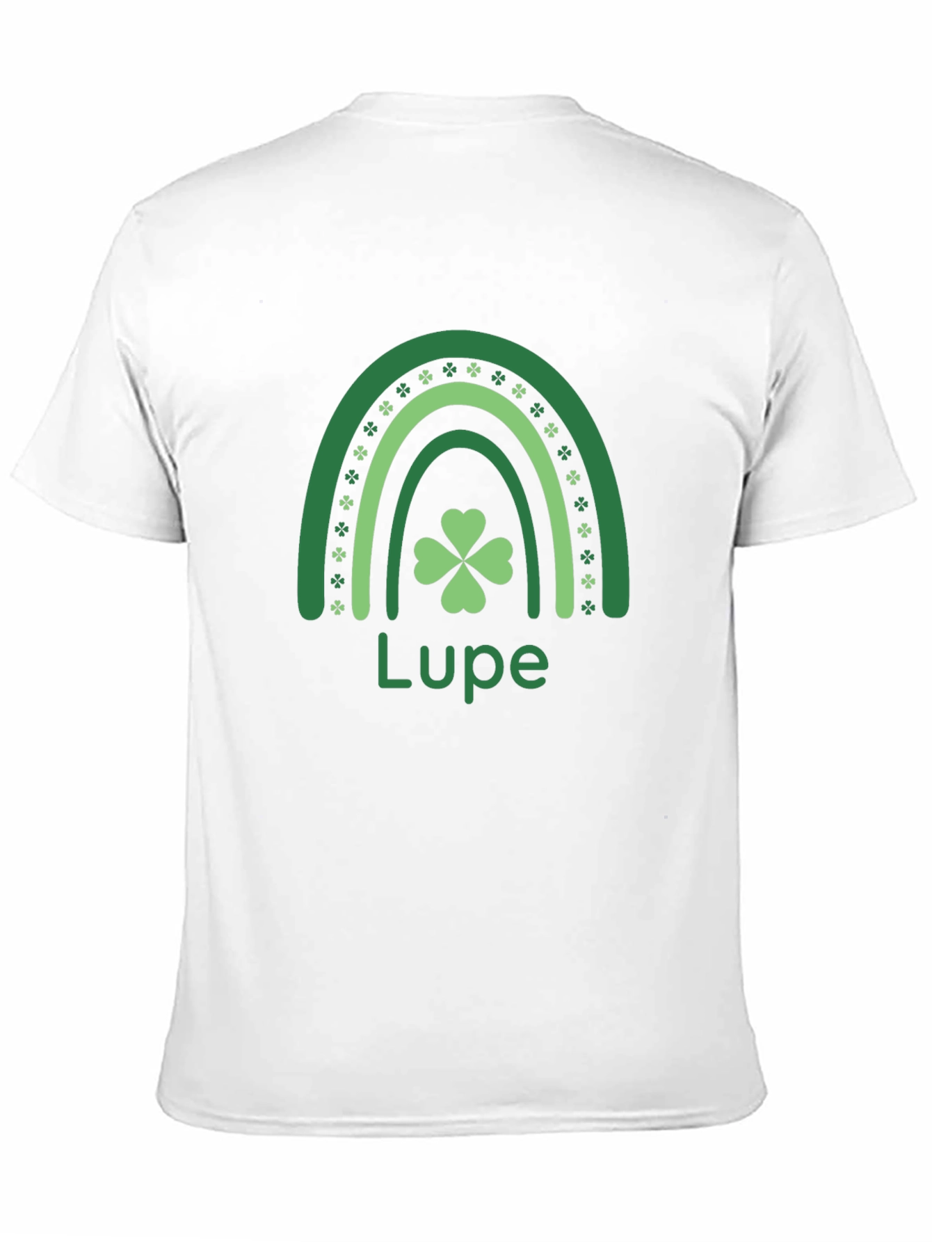 St. Patricks Day Rainbow Clover Personalized T-Shirt