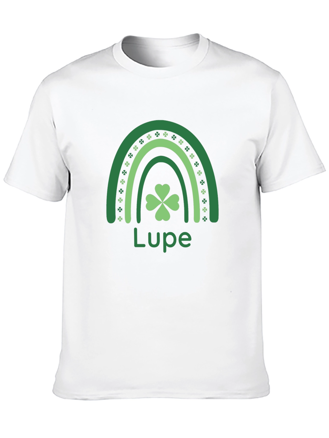 St. Patricks Day Rainbow Clover Personalized T-Shirt