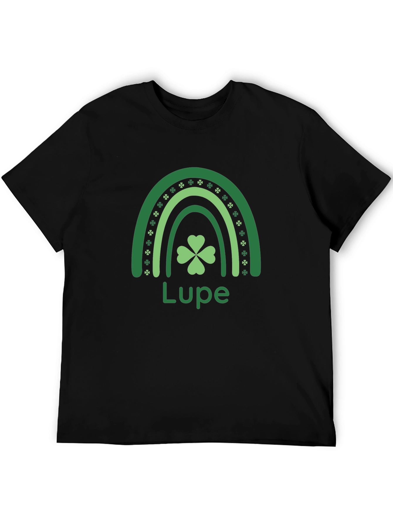 St. Patricks Day Rainbow Clover Personalized T-Shirt