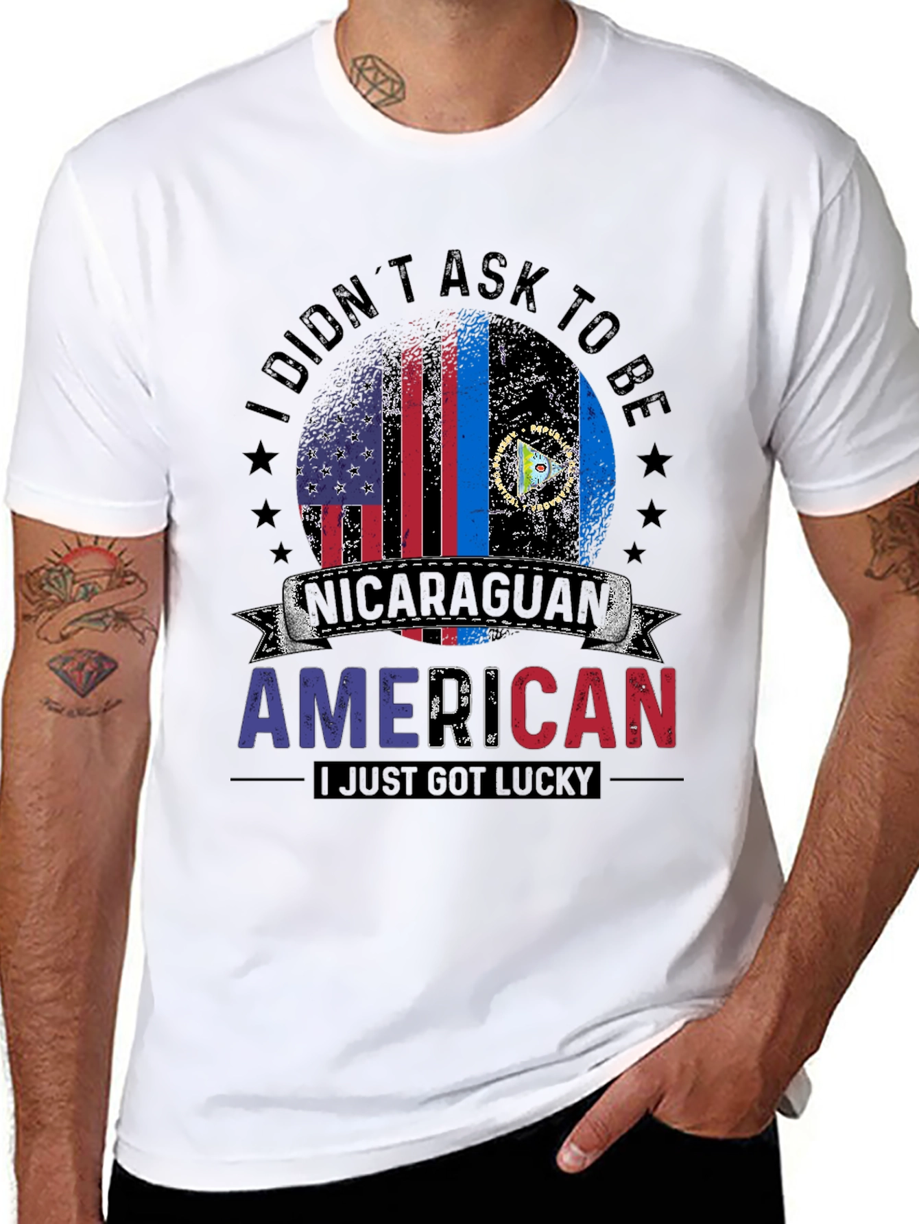 Nicaraguan American Pride T-Shirt