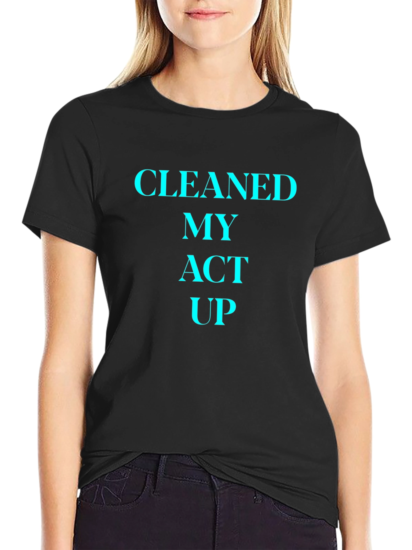 Cleaned My Act Up T-Shirt -  Mens Graphic Tee