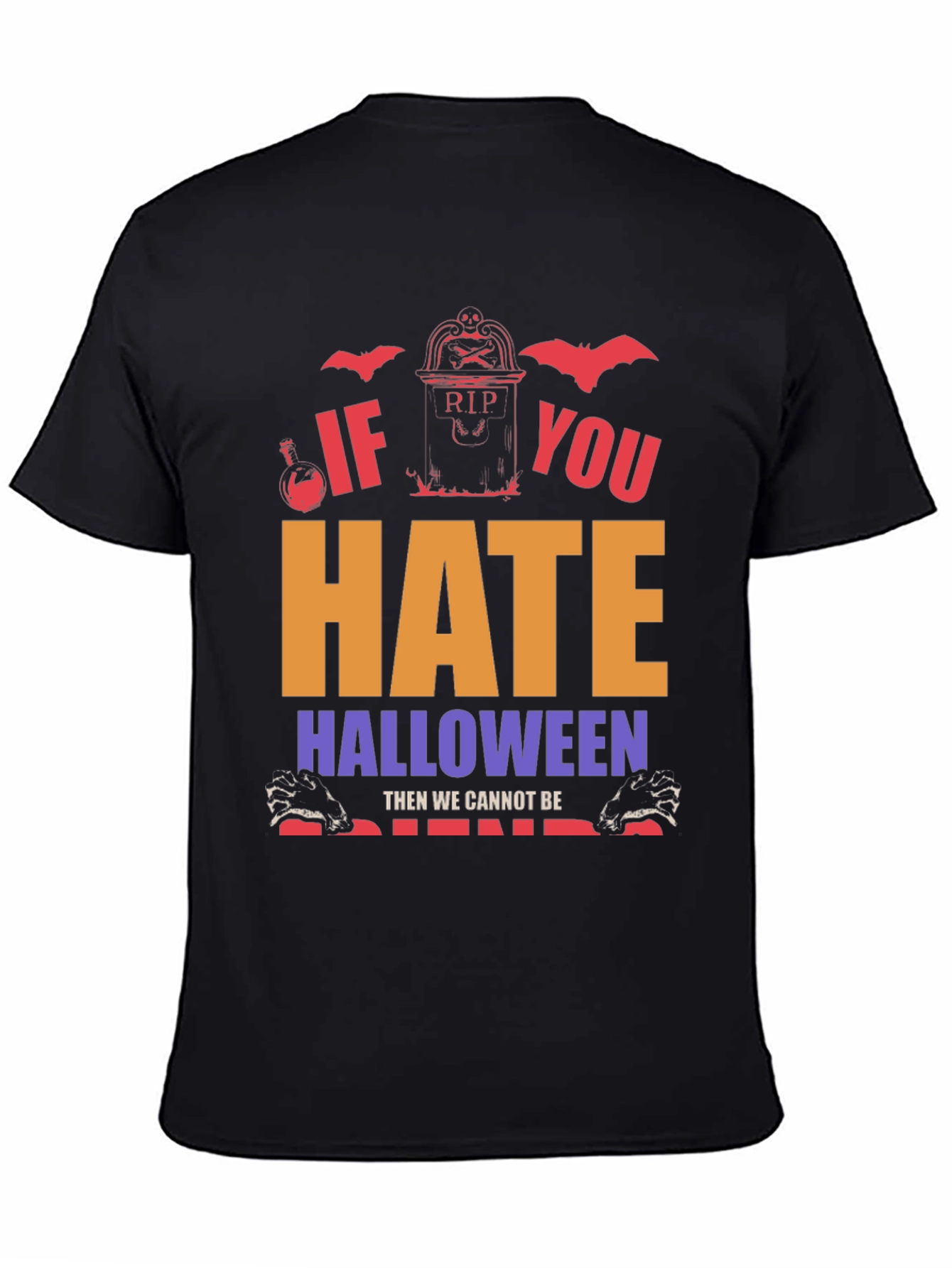 Halloween Hate T-Shirt - Spooky Season Apparel