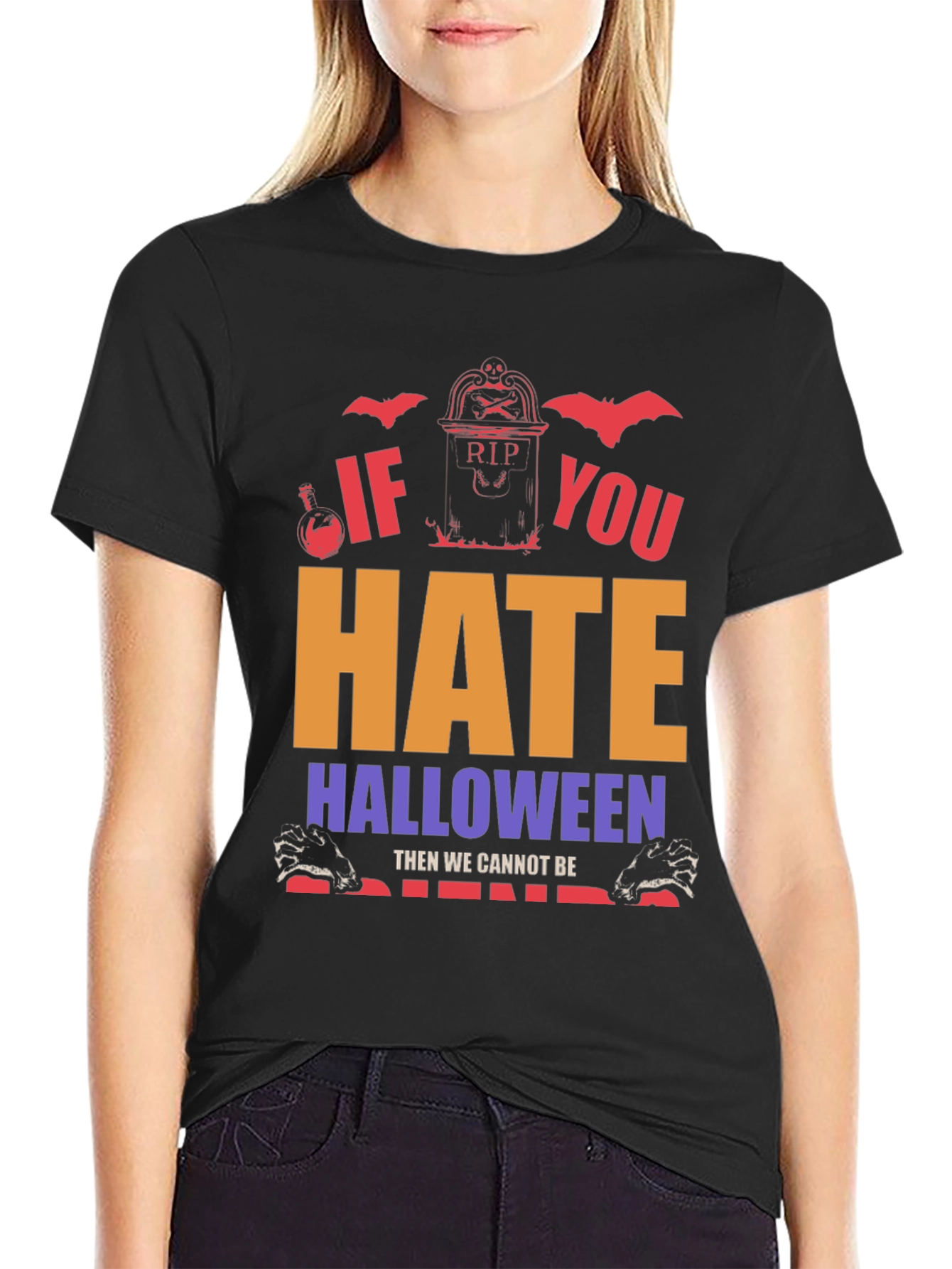 Halloween Hate T-Shirt - Spooky Season Apparel