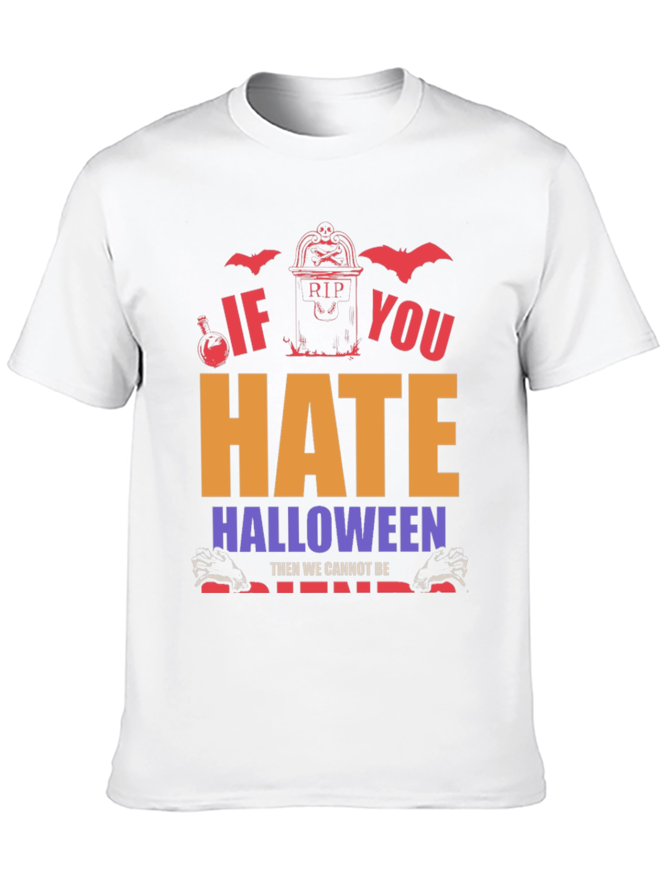 Halloween Hate T-Shirt - Spooky Season Apparel