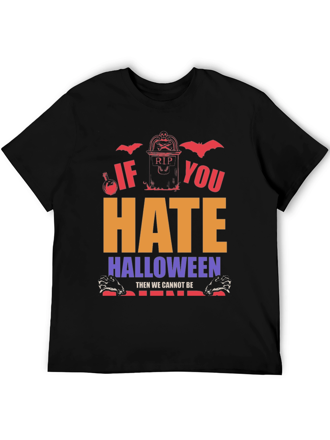 Halloween Hate T-Shirt - Spooky Season Apparel