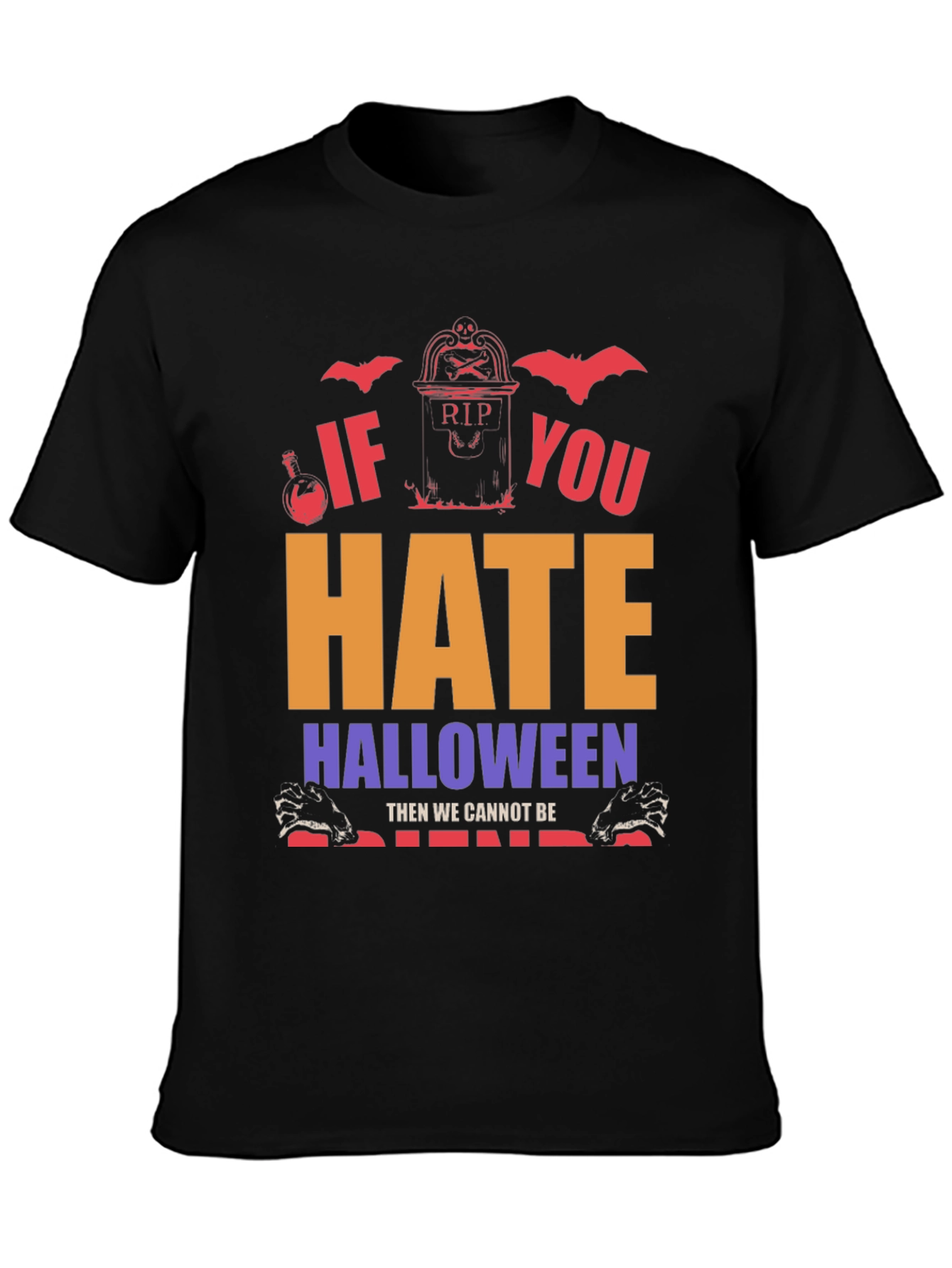 Halloween Hate T-Shirt - Spooky Season Apparel