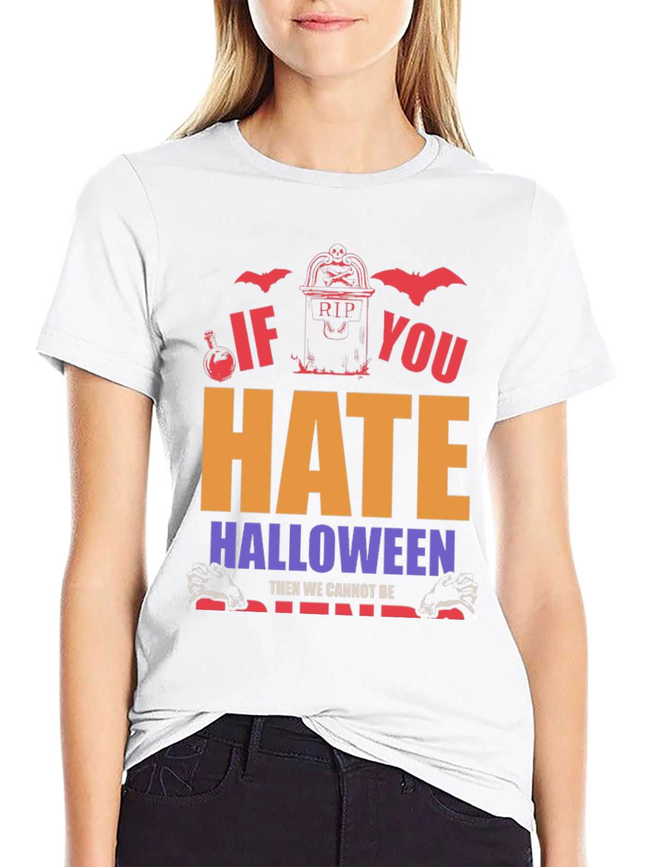 Halloween Hate T-Shirt - Spooky Season Apparel