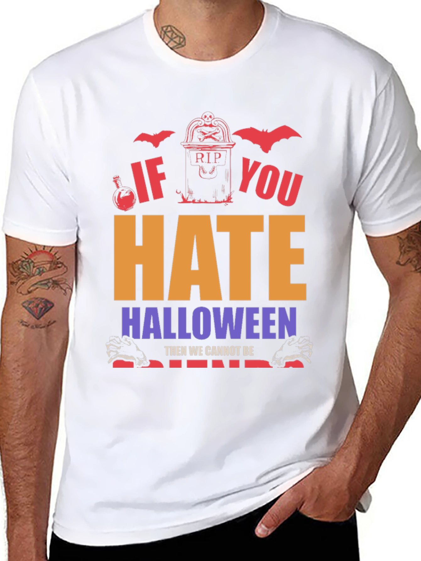 Halloween Hate T-Shirt - Spooky Season Apparel