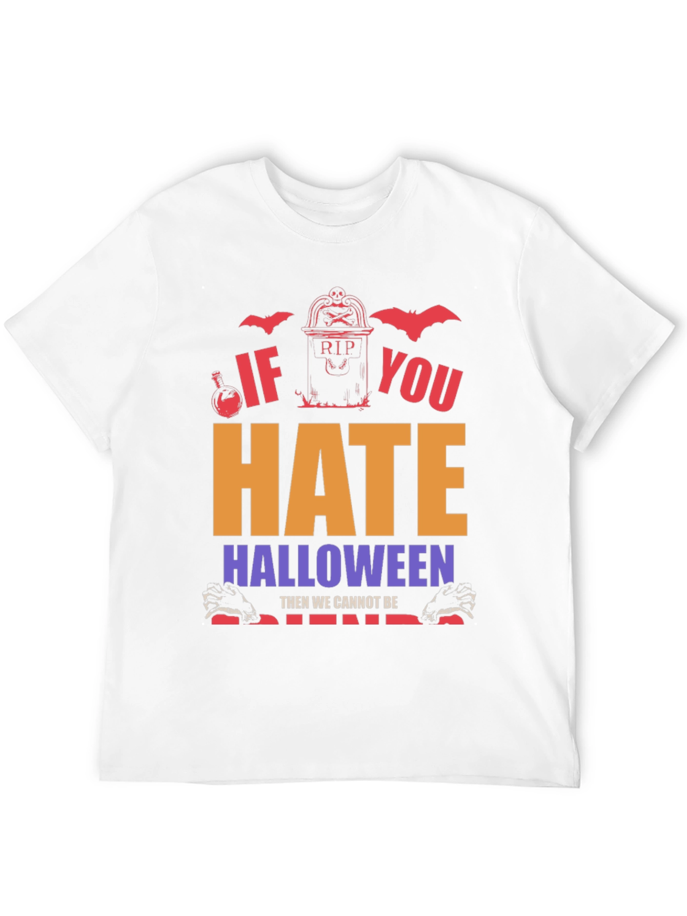 Halloween Hate T-Shirt - Spooky Season Apparel