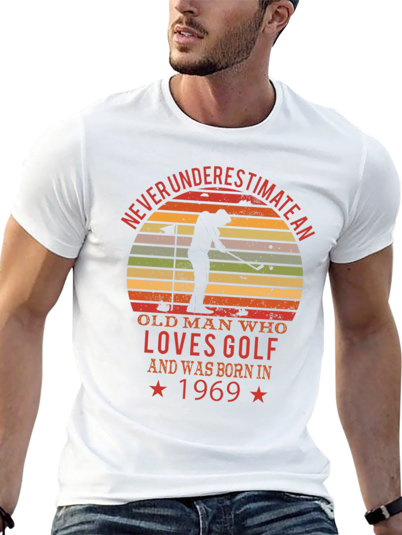 Golf Lover T-Shirt Born in 1969