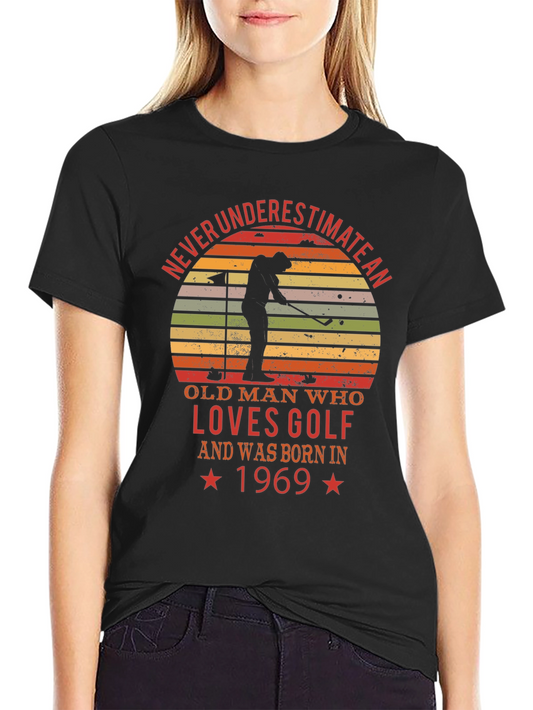 Golf Lover T-Shirt Born in 1969