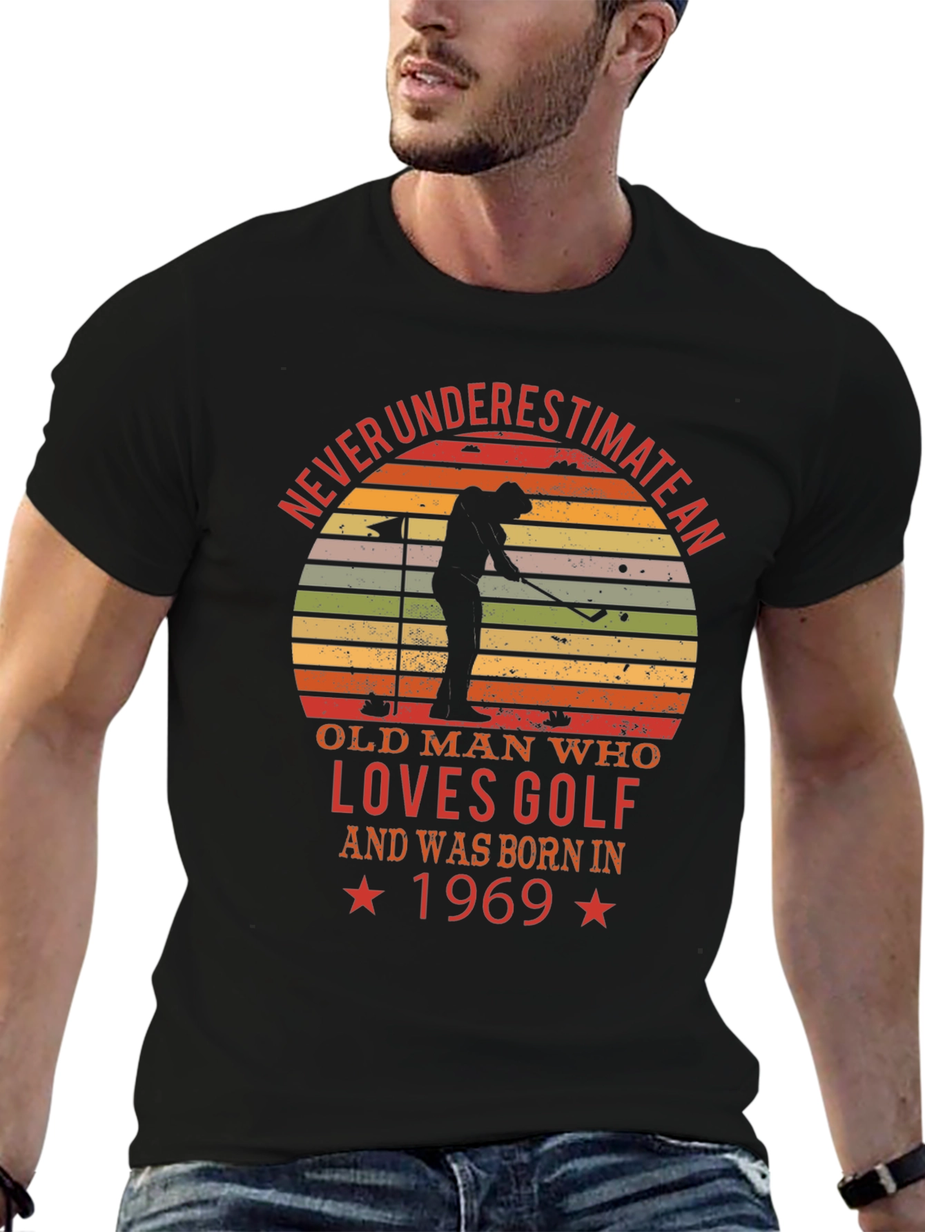Golf Lover T-Shirt Born in 1969