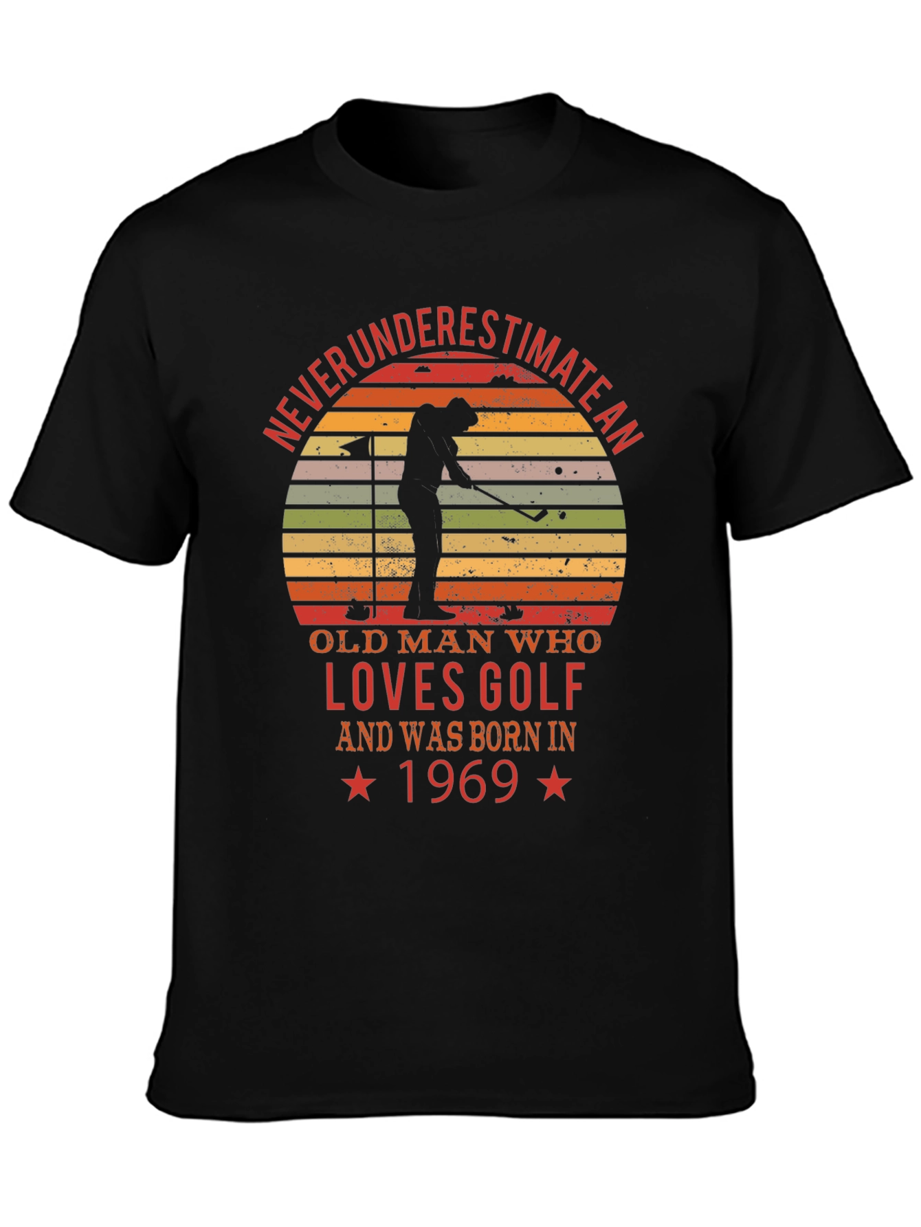 Golf Lover T-Shirt Born in 1969
