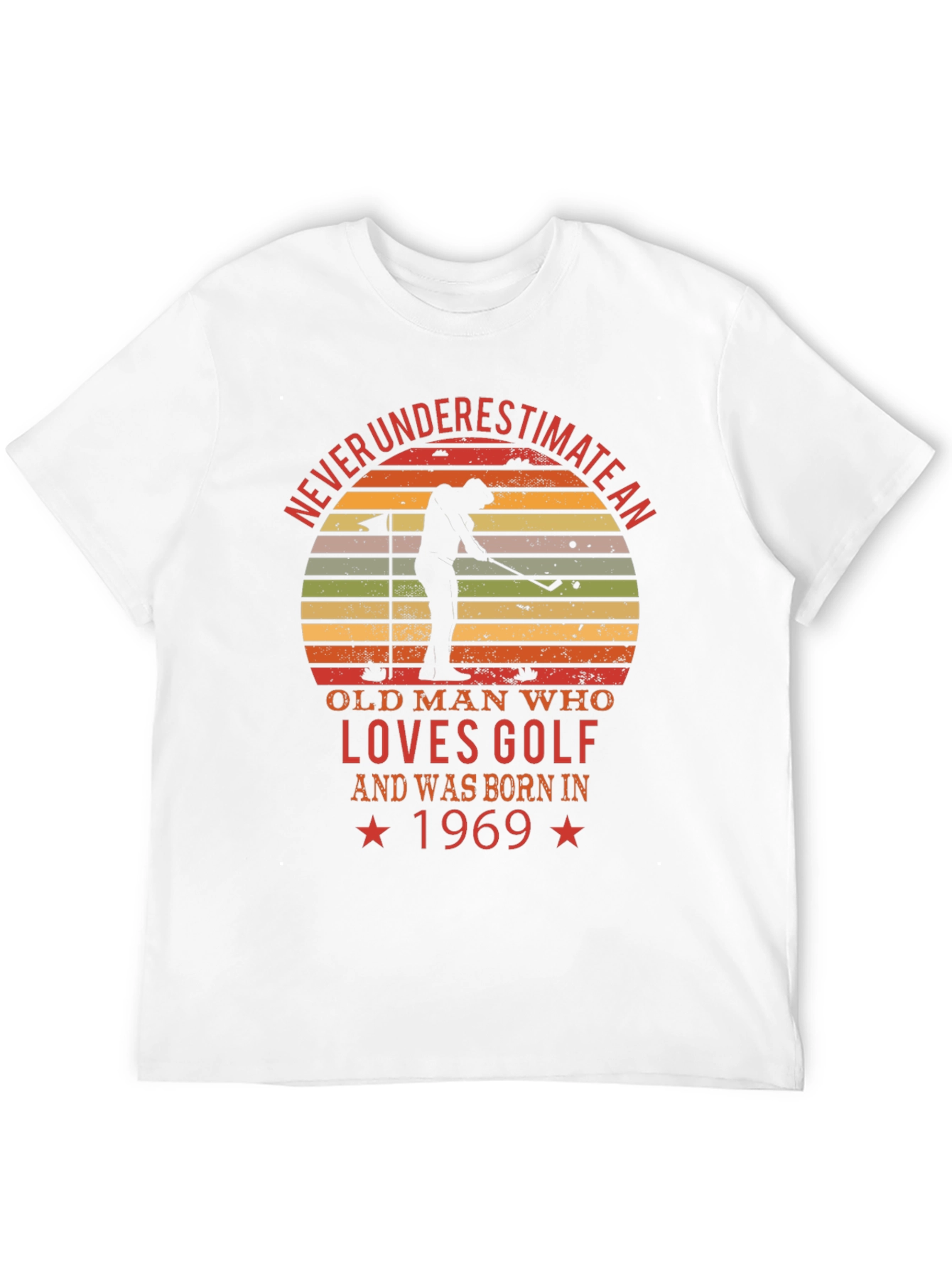 Golf Lover T-Shirt Born in 1969