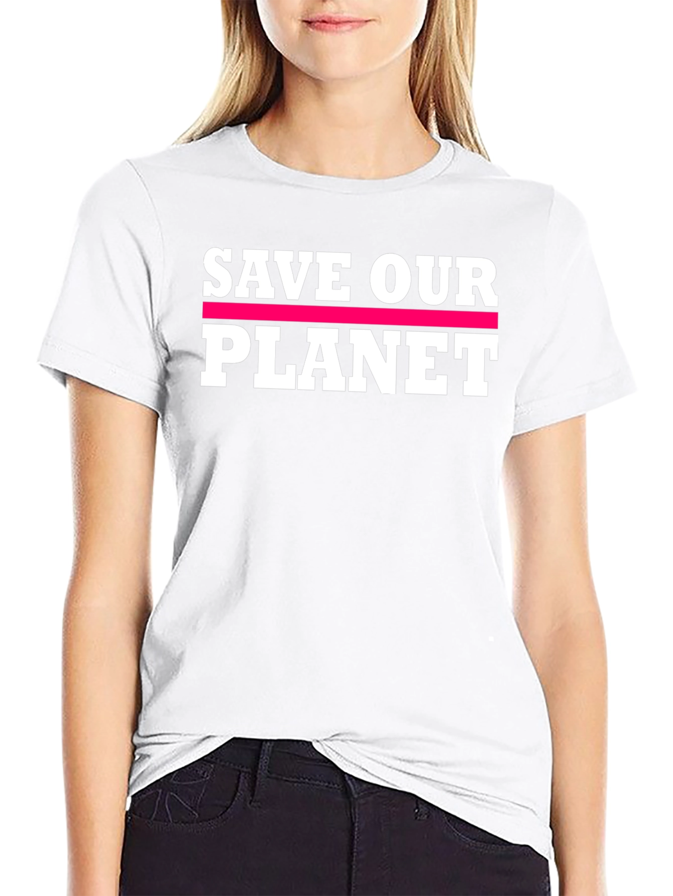 Save Our Planet Graphic Tee - Black